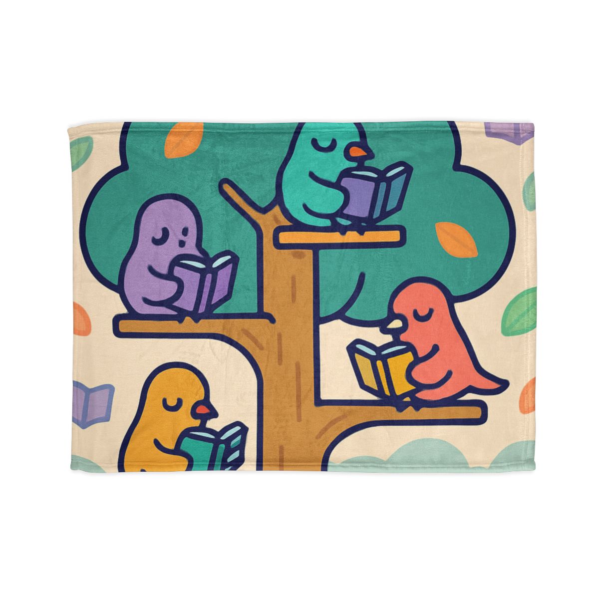 Library Of Magical Birds decorative home blankets