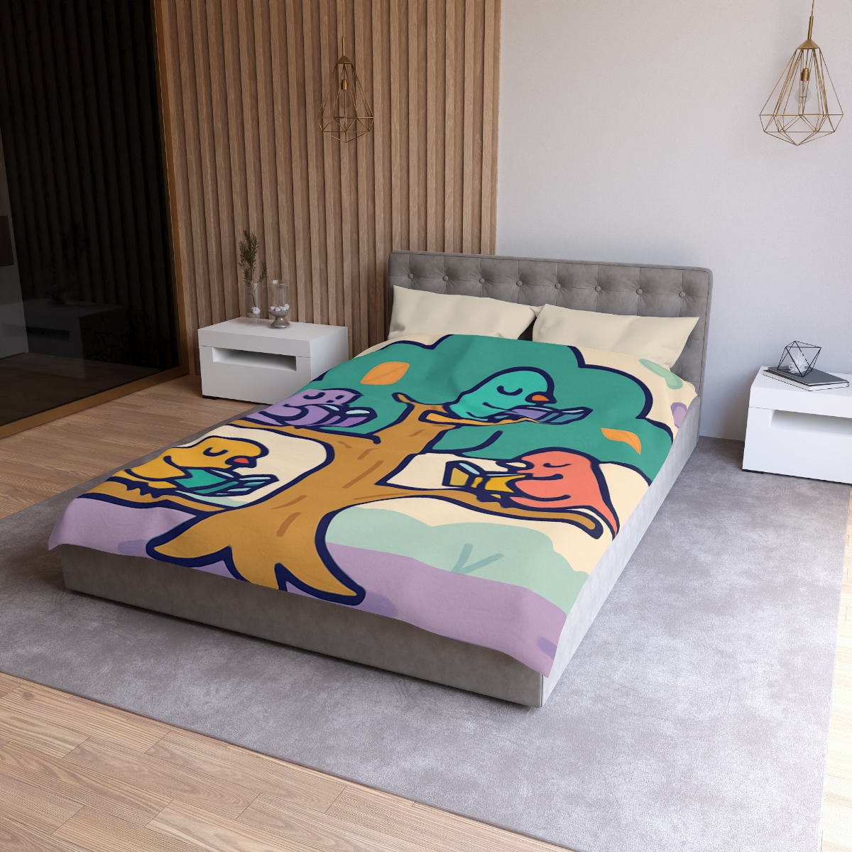 Library Of Magical Birds trendy bedroom duvets