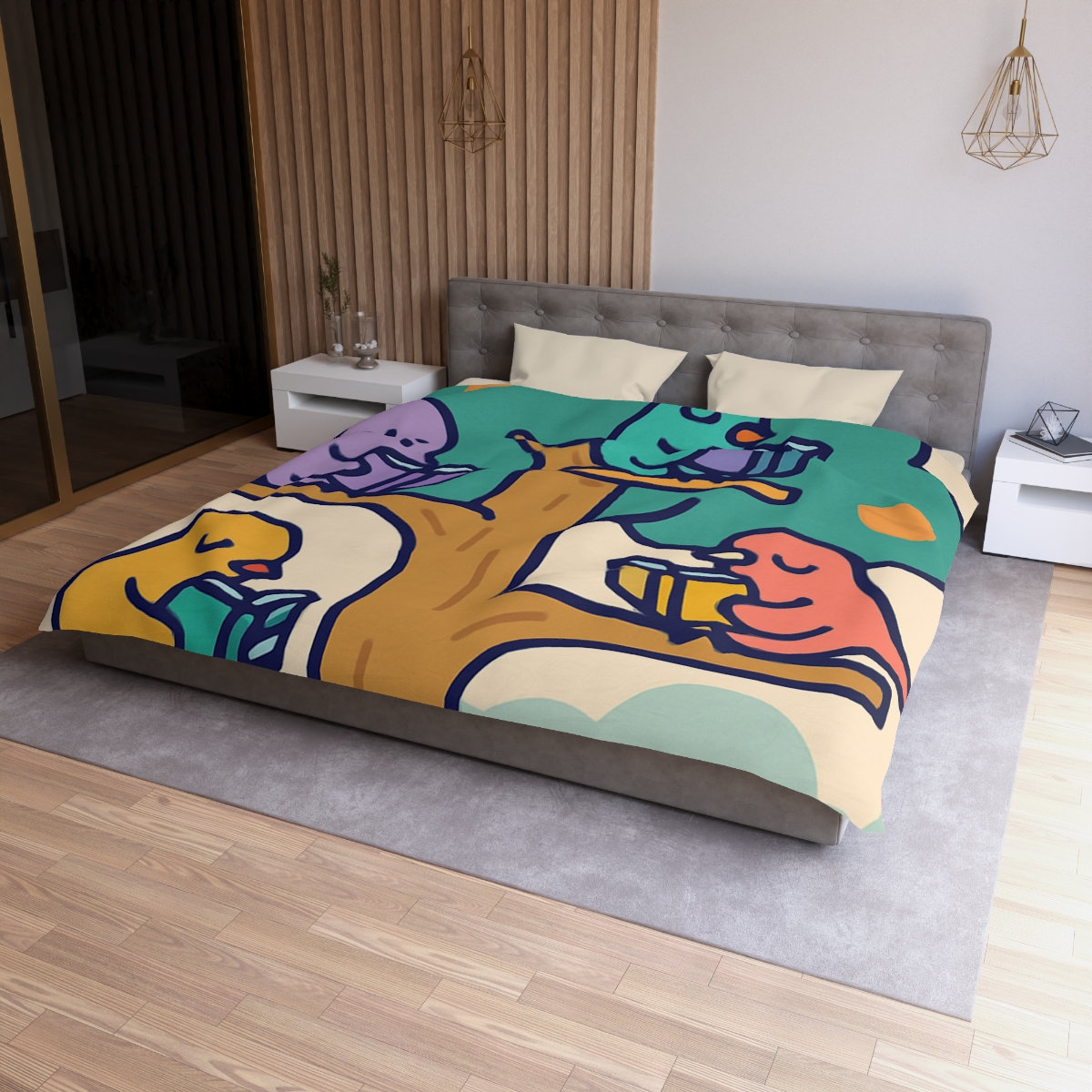 Library Of Magical Birds trendy bedroom duvets