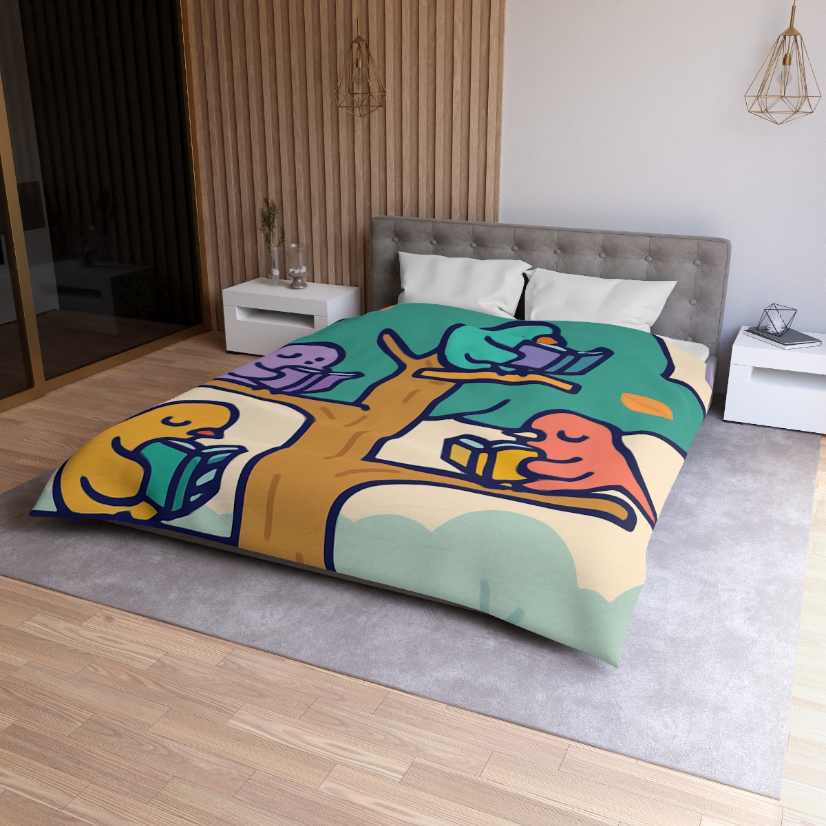 Library Of Magical Birds trendy bedroom duvets