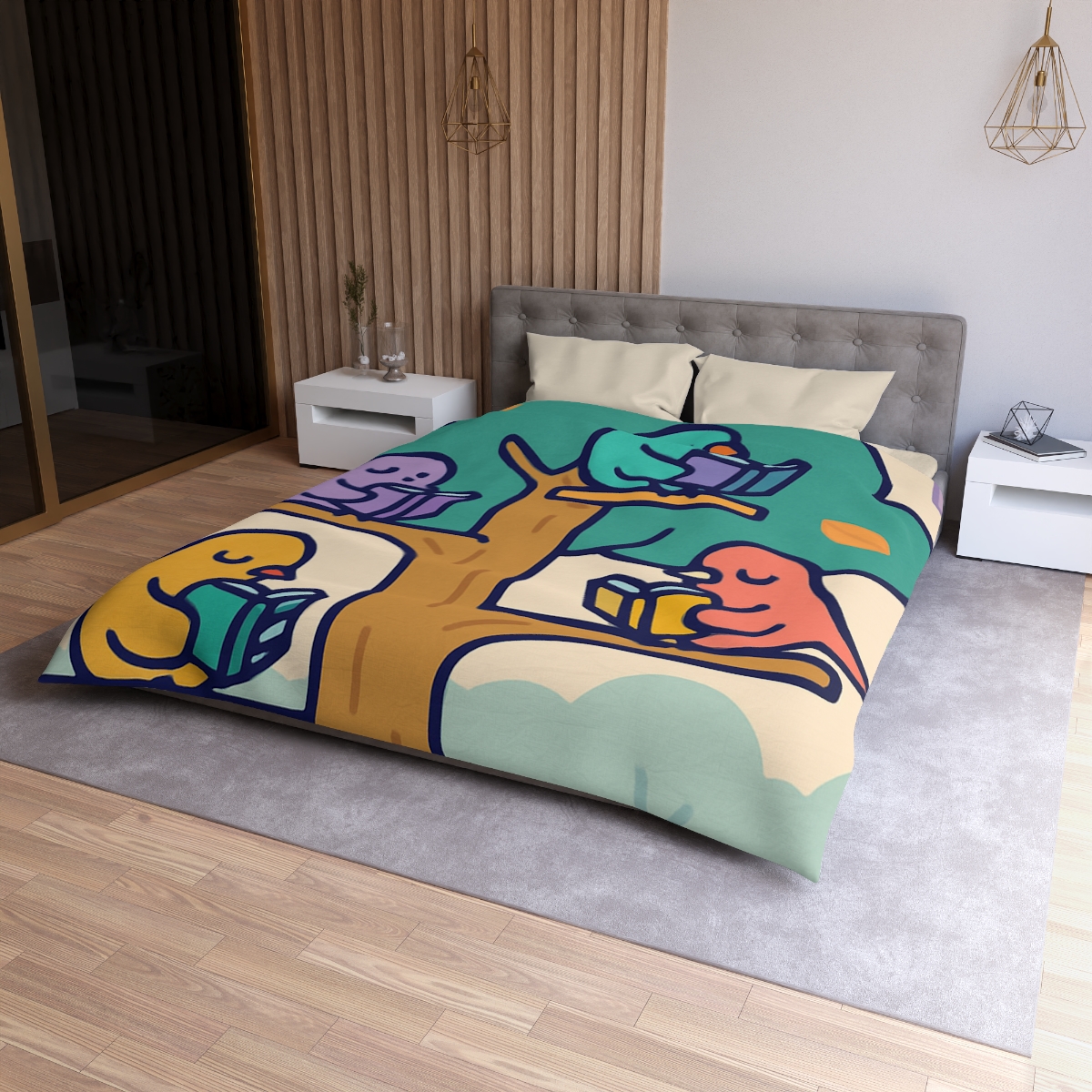 Library Of Magical Birds trendy bedroom duvets