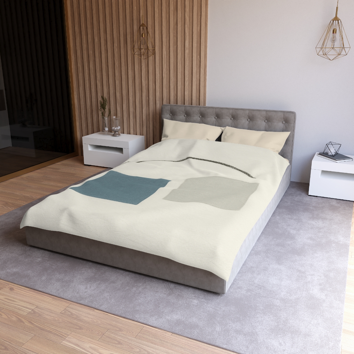 Low Arc Over Offset Squares stylish duvet covers