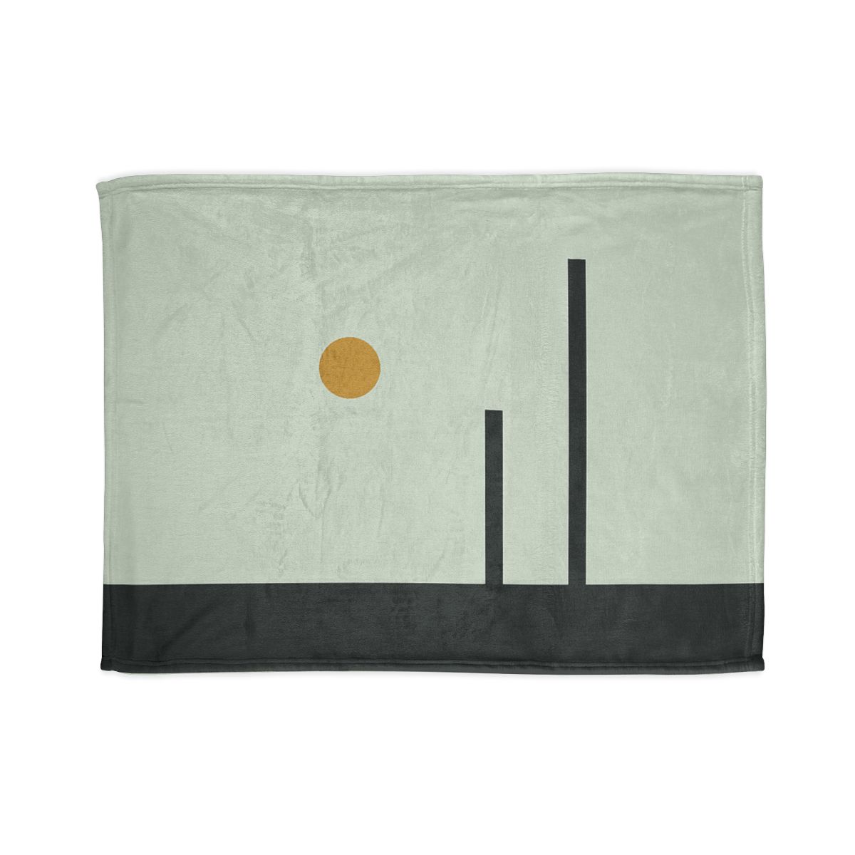 Low Horizon Bar And Twin Posts decorative home blankets