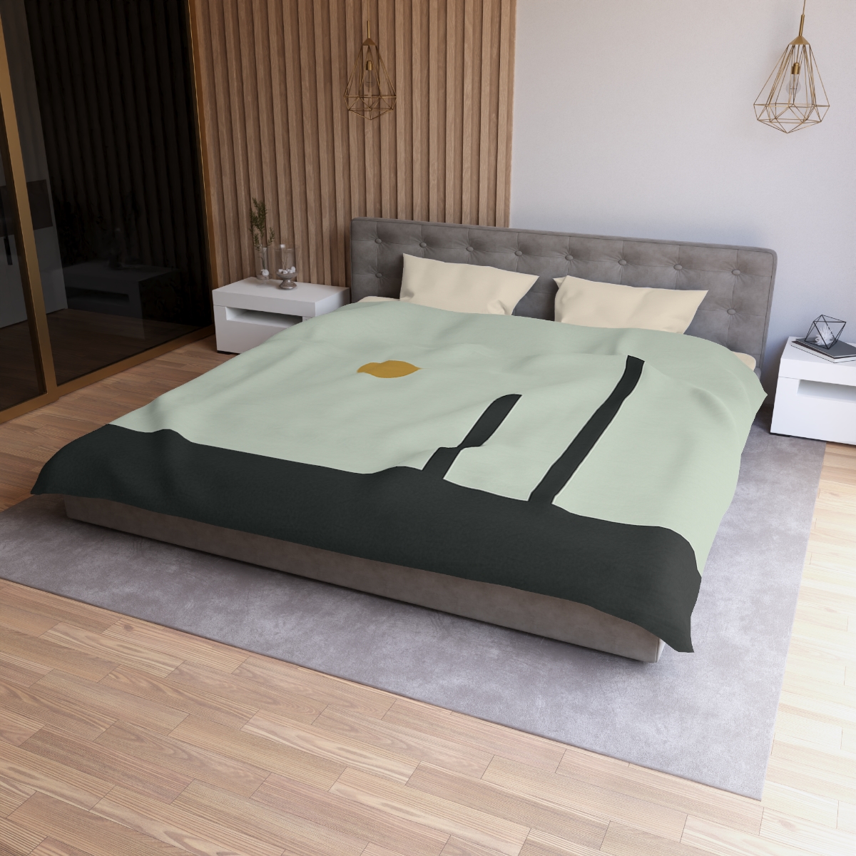 Low Horizon Bar And Twin Posts duvets for gifts