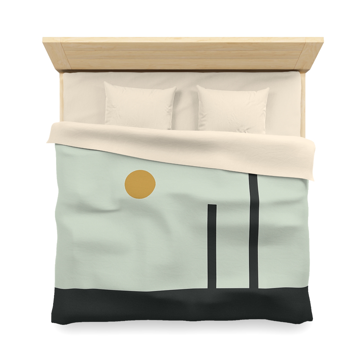 Low Horizon Bar And Twin Posts duvets for gifts