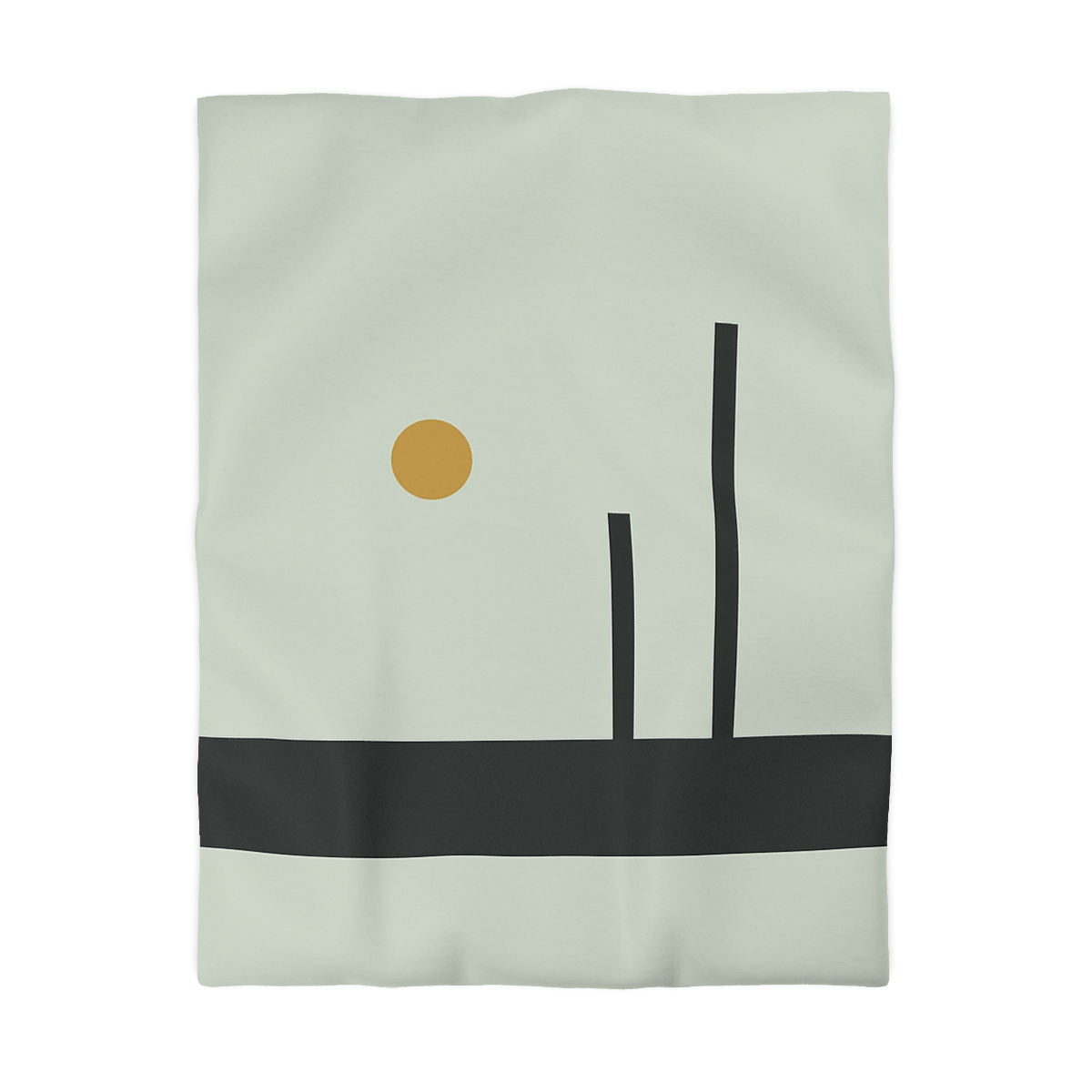 Low Horizon Bar And Twin Posts duvets for gifts