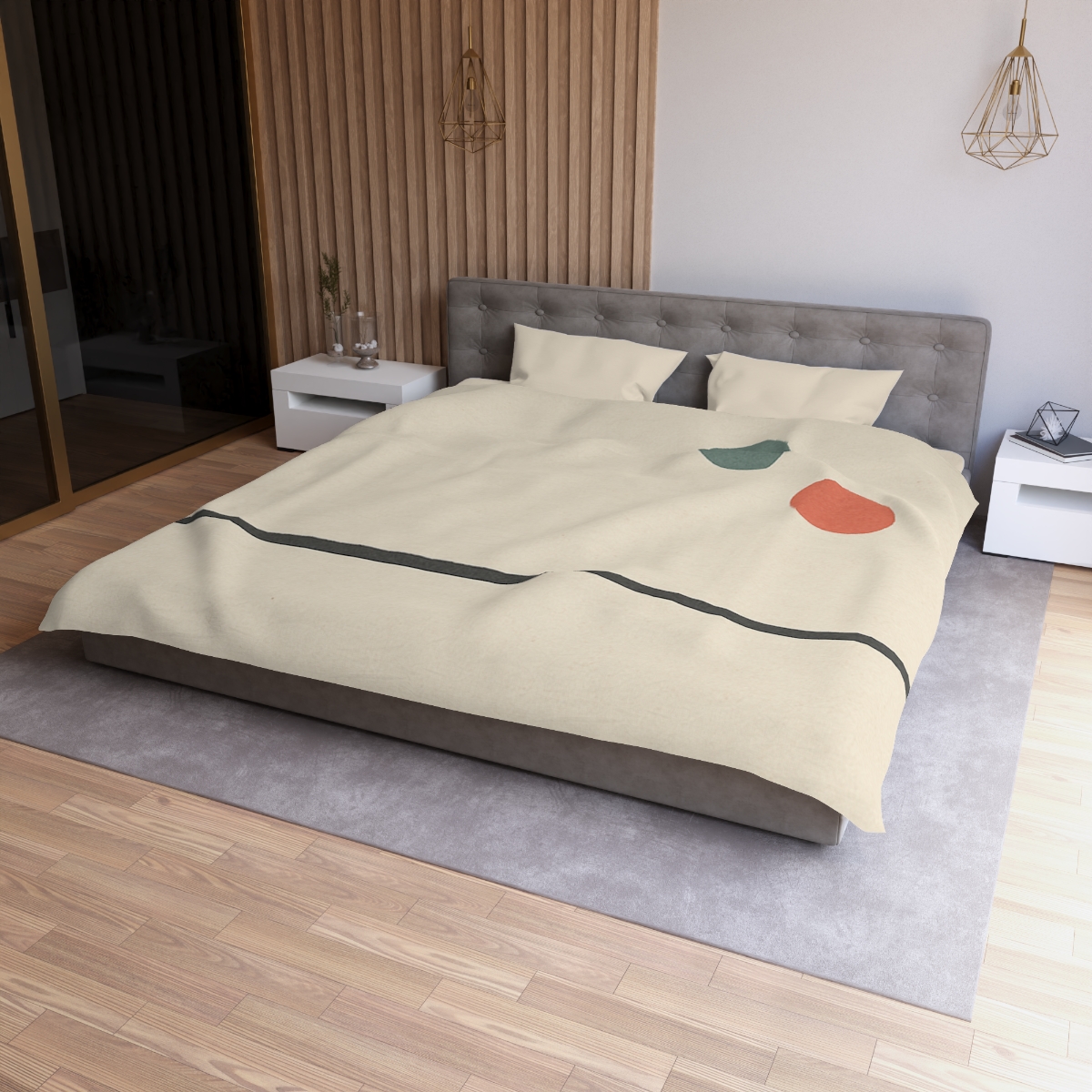 Low Horizon Line With Twin Points trendy bedroom duvets