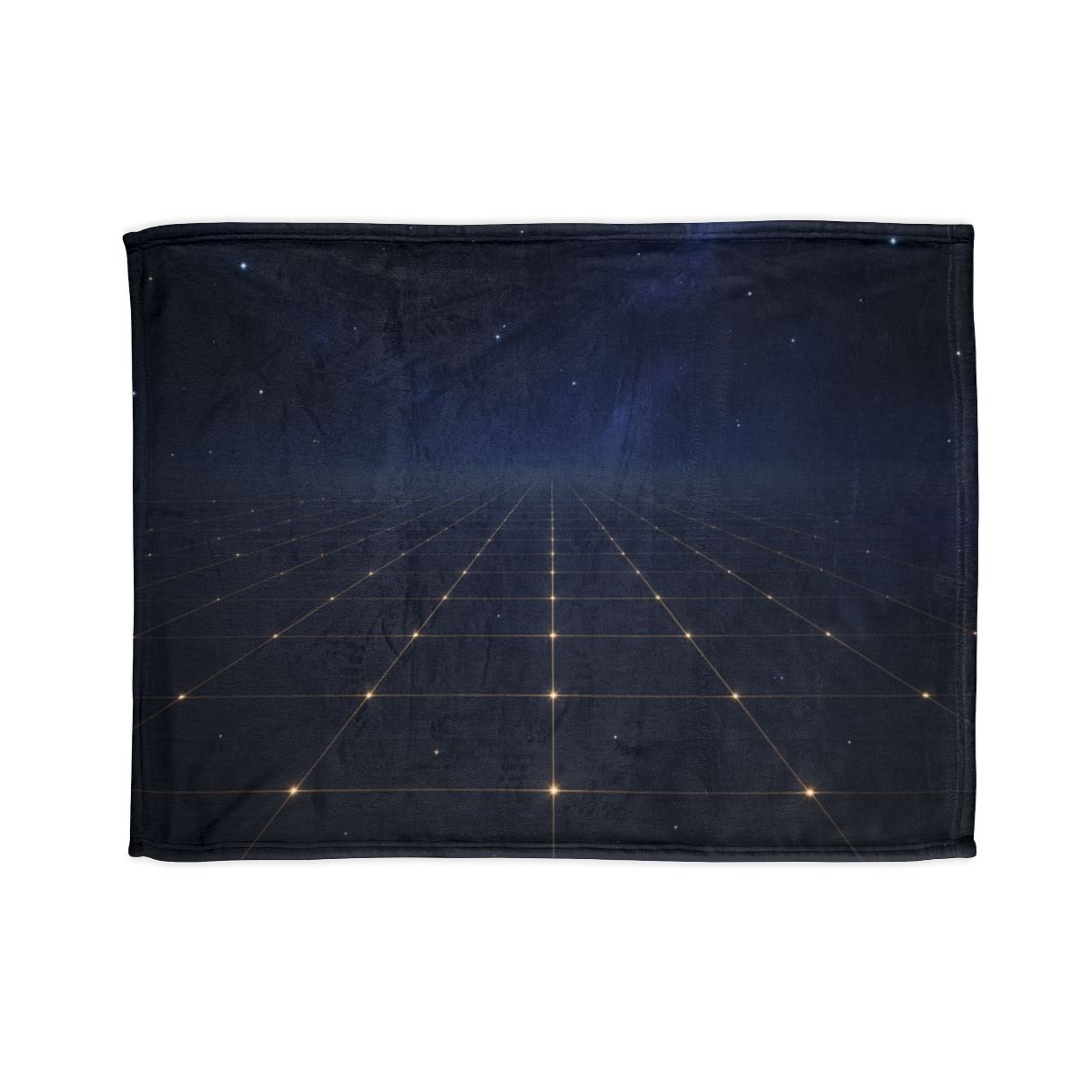 Luminous Cosmic Lattice decorative home blankets