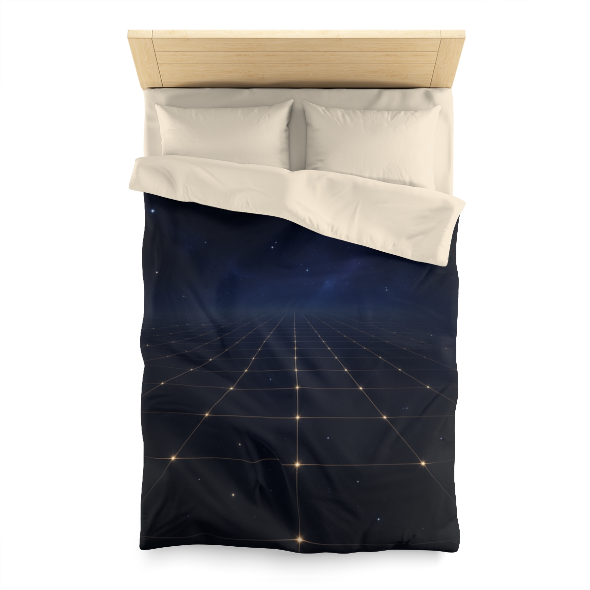 Luminous Cosmic Lattice personalized bedding duvets