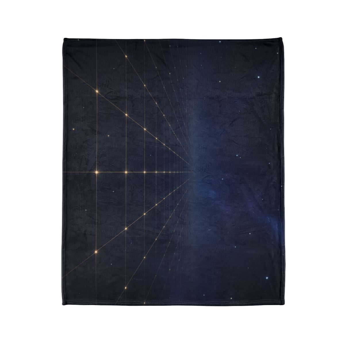 Luminous Cosmic Lattice decorative home blankets