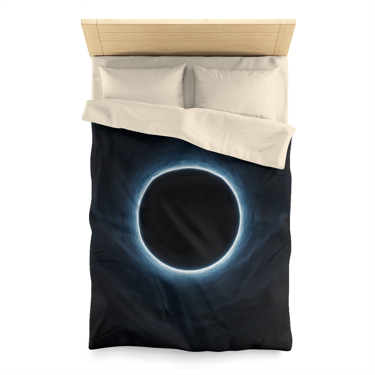 Luminous Event Horizon Veil personalized bedding duvets