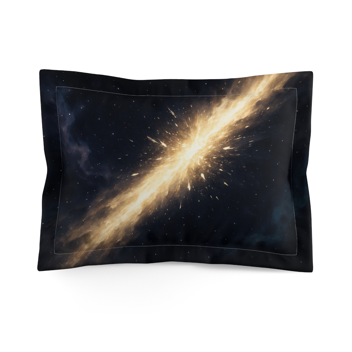 Luminous Horizon Fracture unique shape pillows