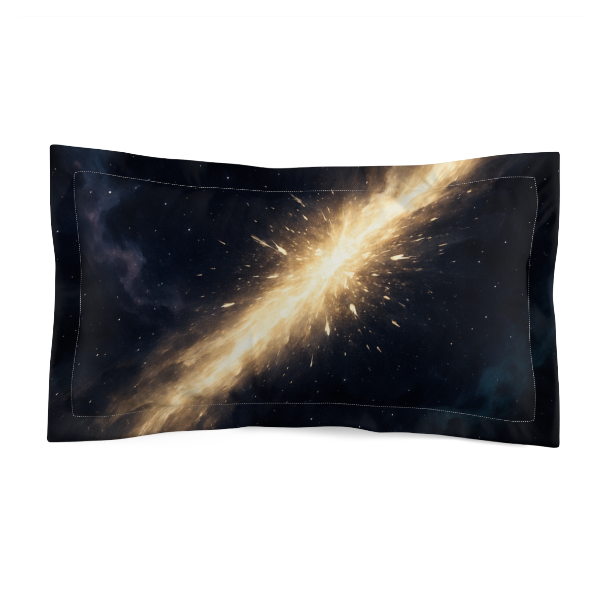 Luminous Horizon Fracture unique shape pillows