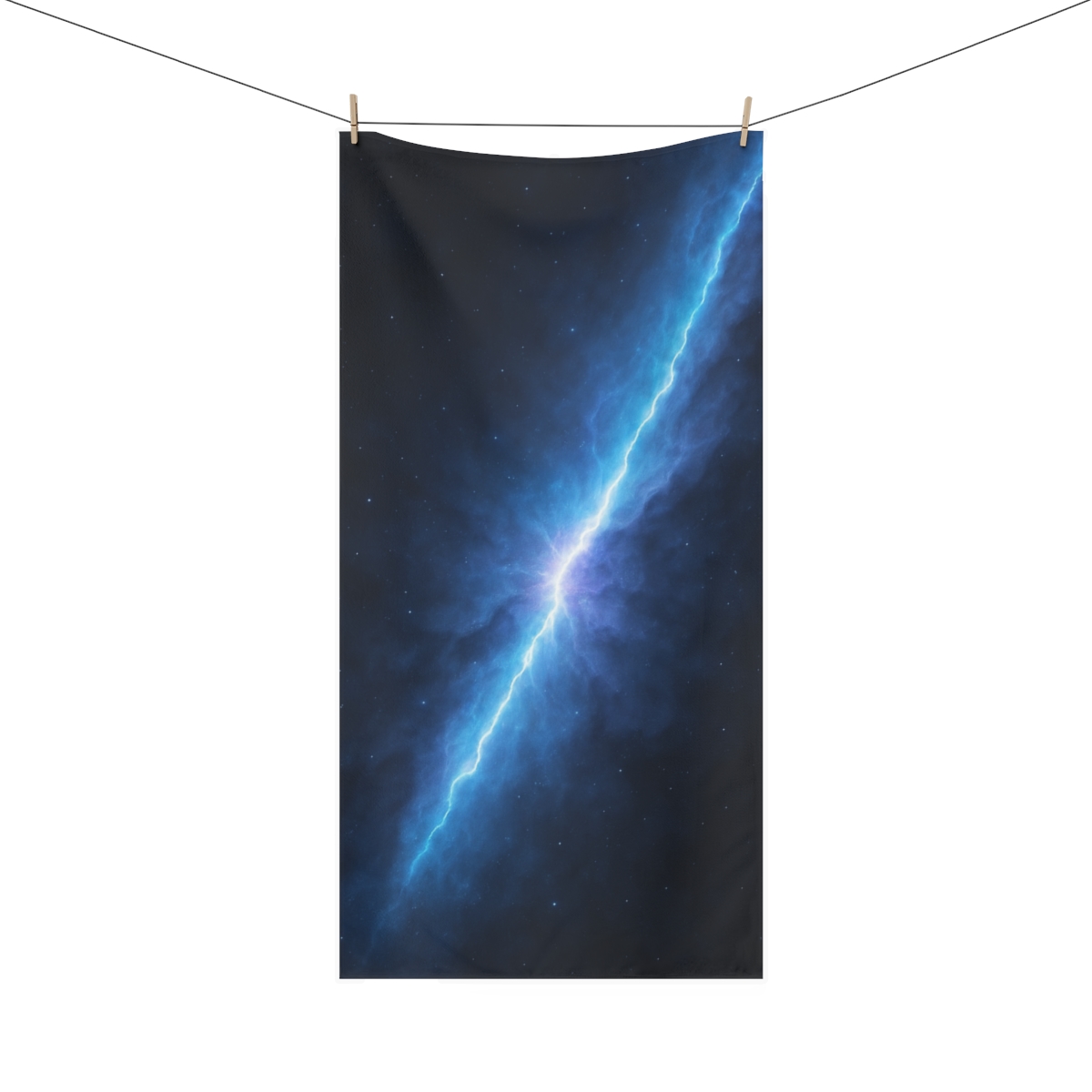 Luminous Horizon Rift decorative home towels