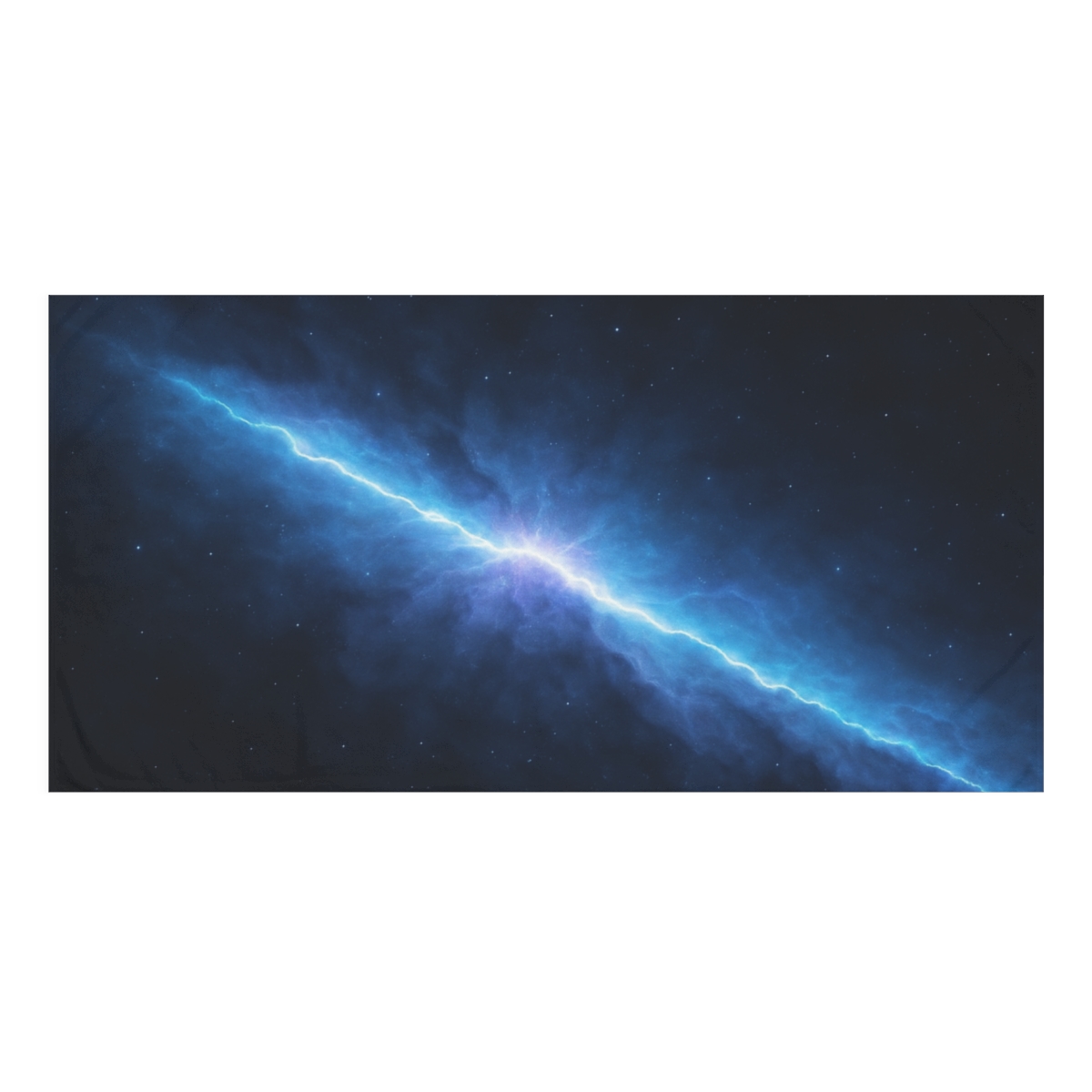 Luminous Horizon Rift decorative home towels