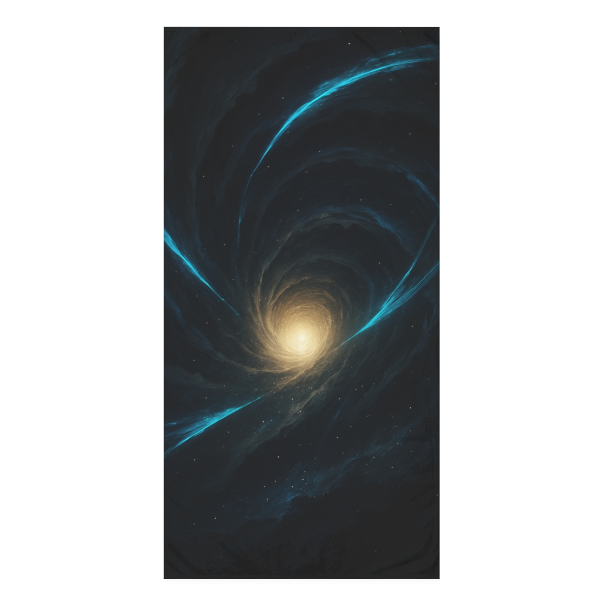 Luminous Horizon Singularity personalized bath towels