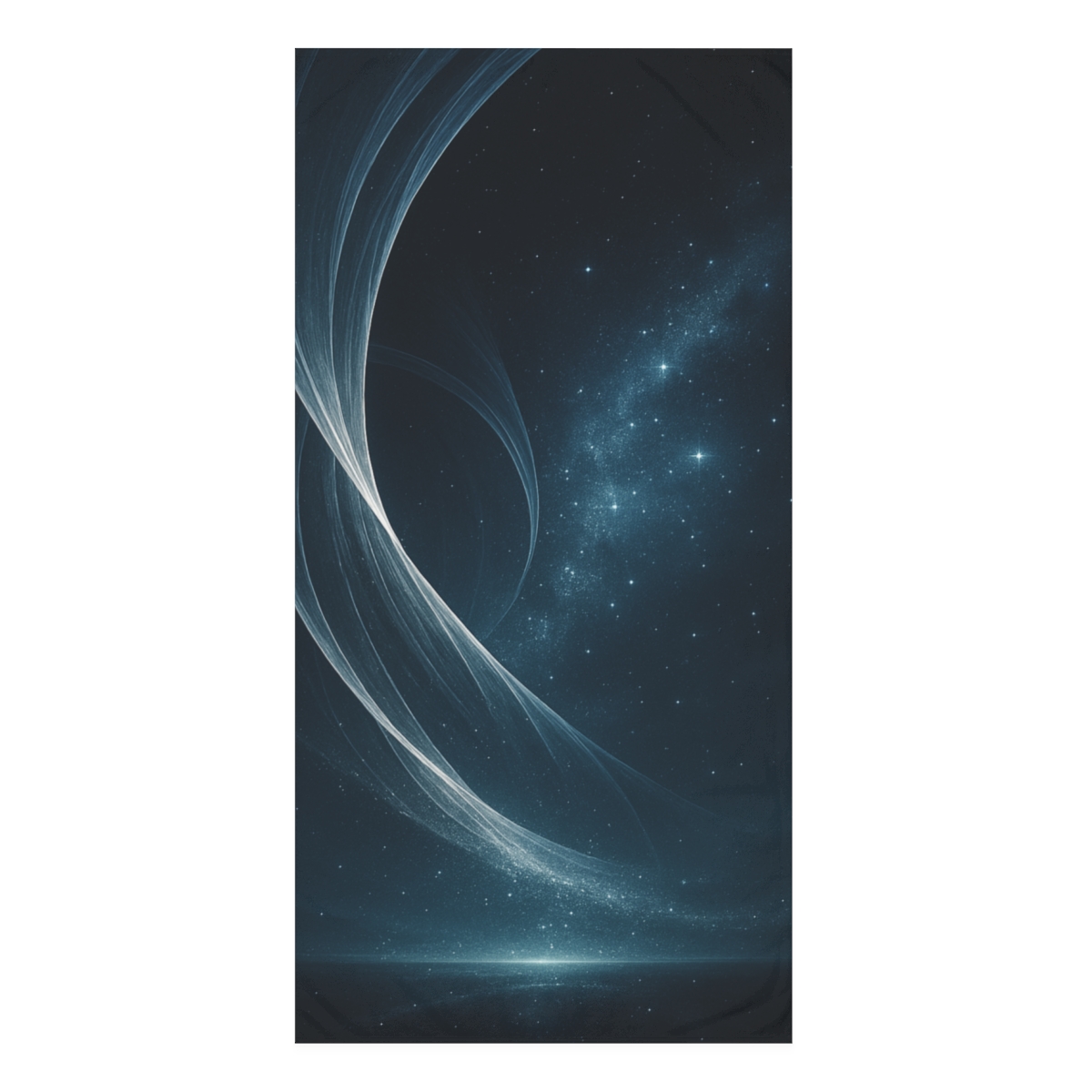Luminous Nebula Veil Sequence decorative home towelscustom towels