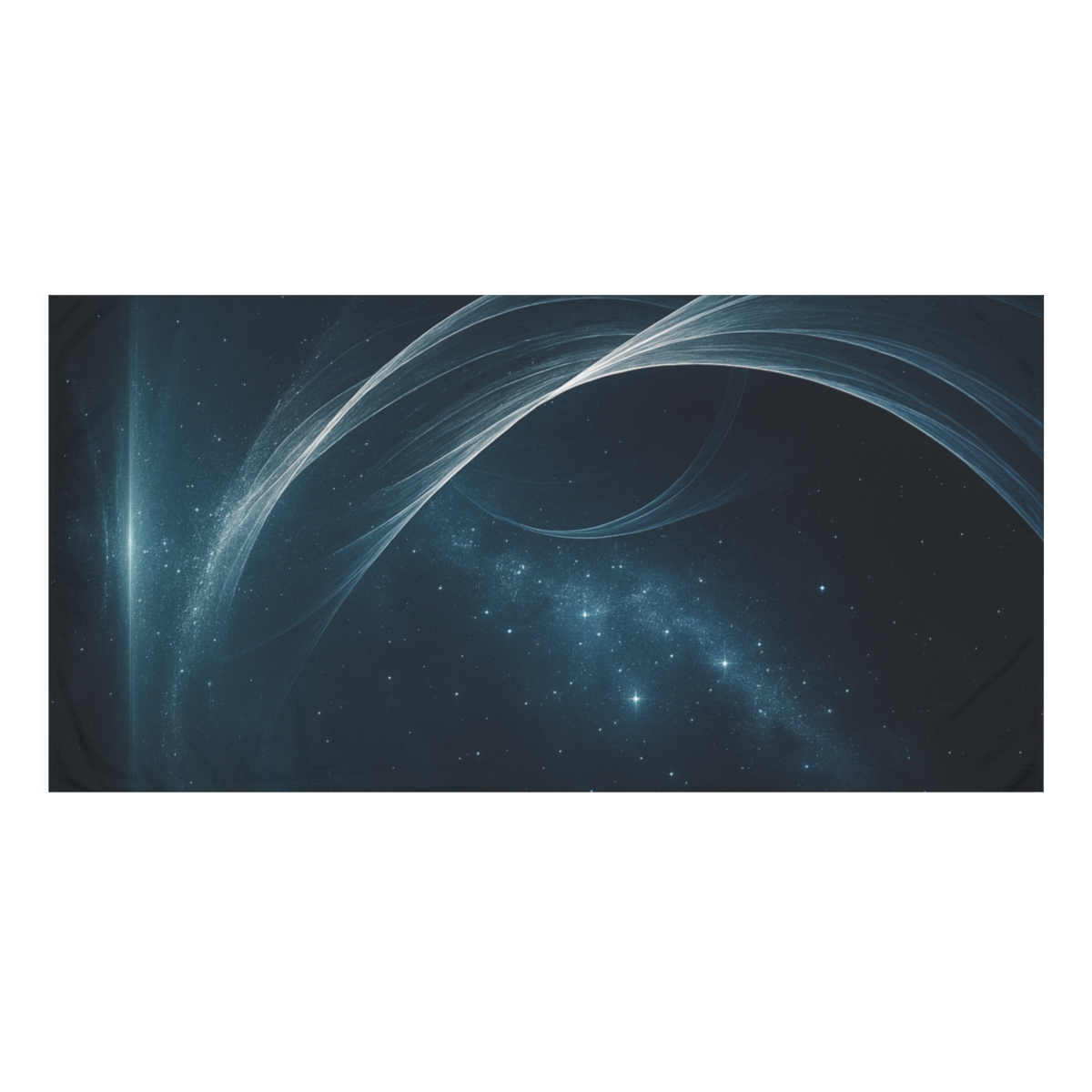 Luminous Nebula Veil Sequence decorative home towelscustom towels