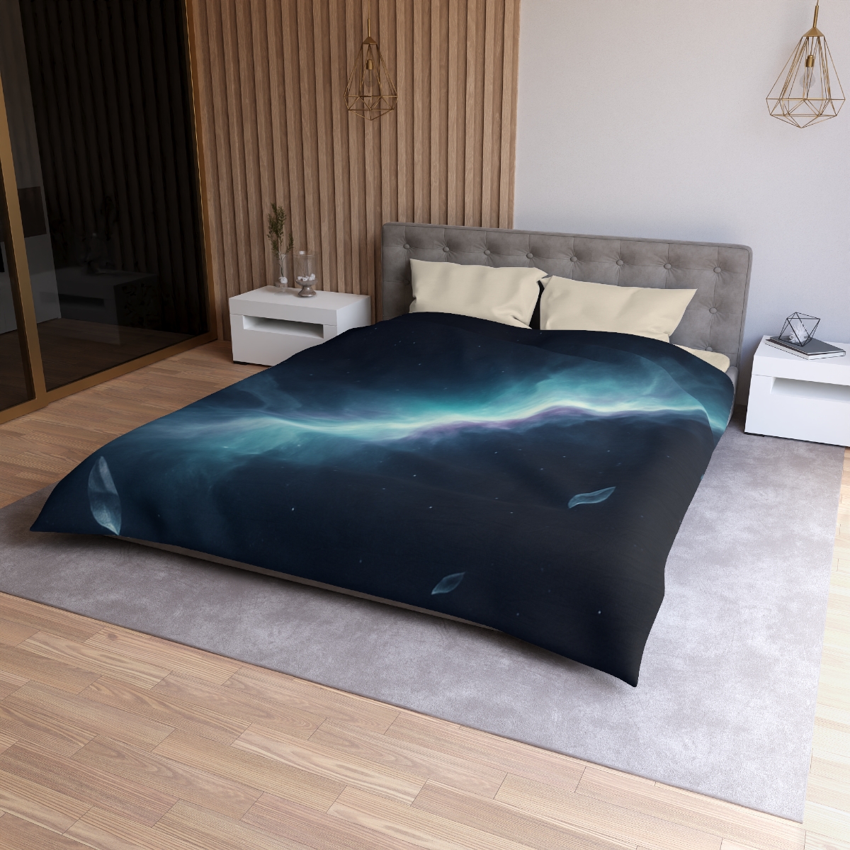 Luminous Rift Horizon warm winter duvets