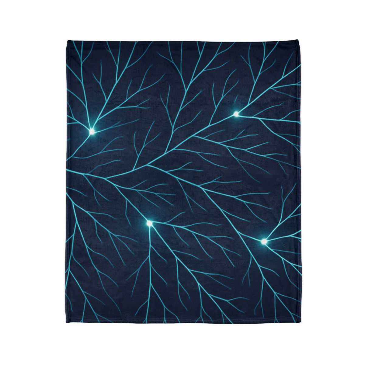 Luminous Vein Constellation stylish throw blankets