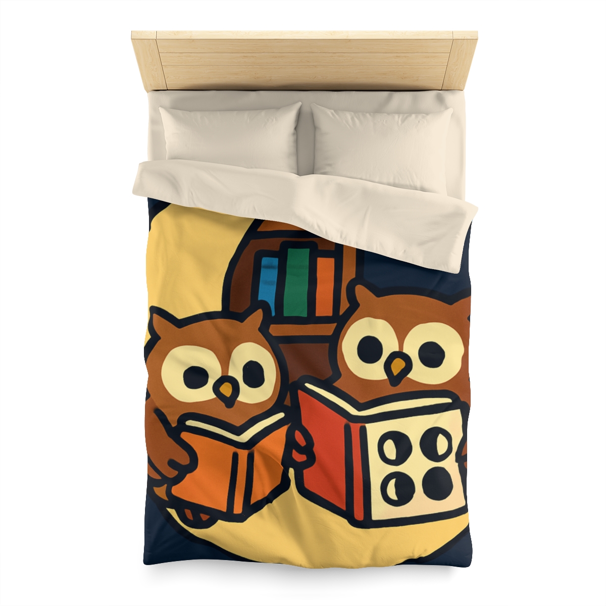 Lunar Library Owls custom duvets