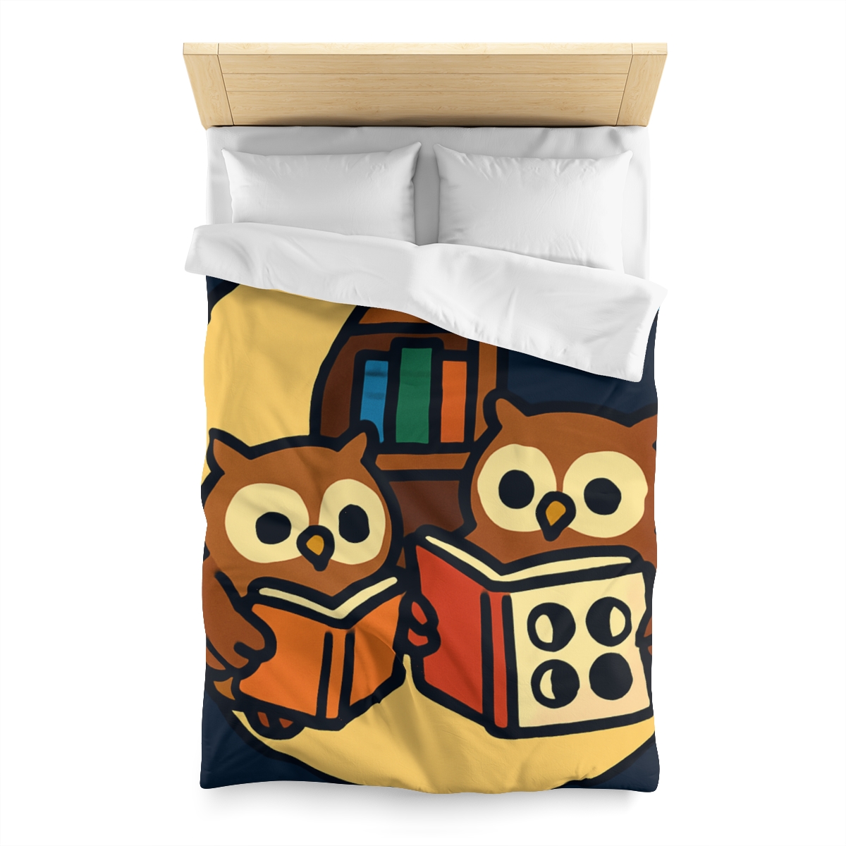 Lunar Library Owls custom duvets