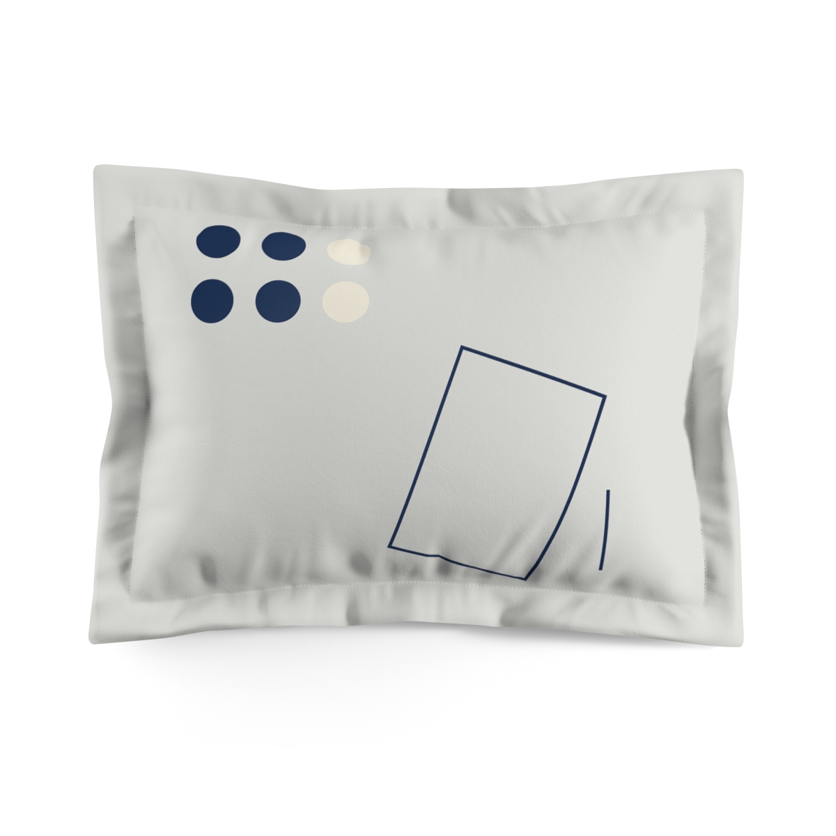 Lunar Node Offset Grid soft plush pillows