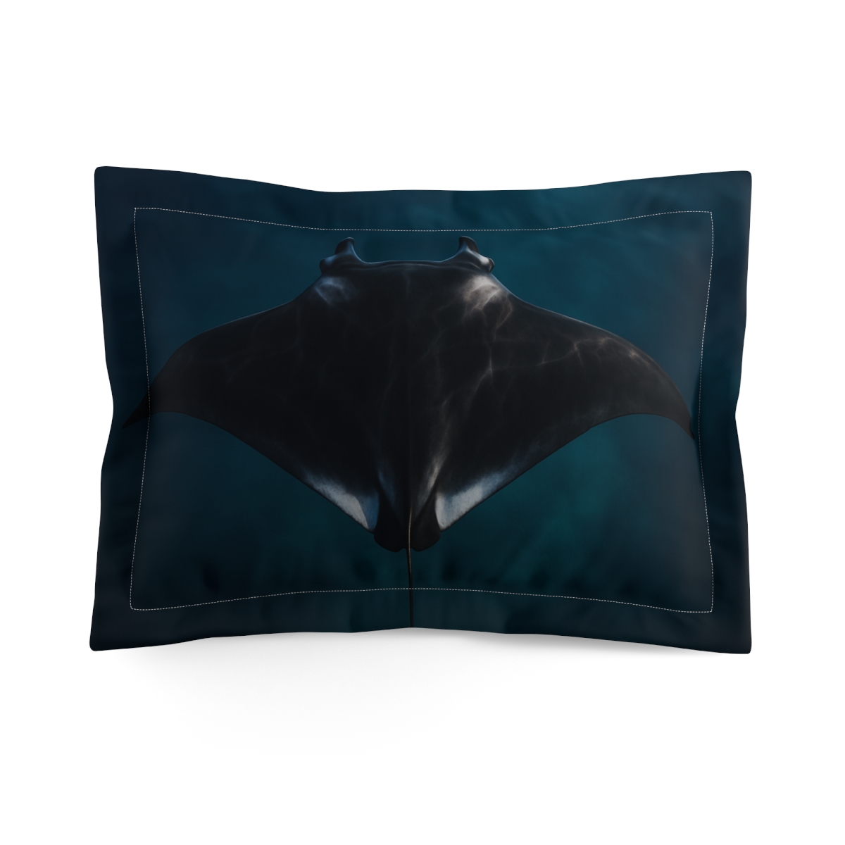 Manta Ray Celestial Glide unique shape pillows