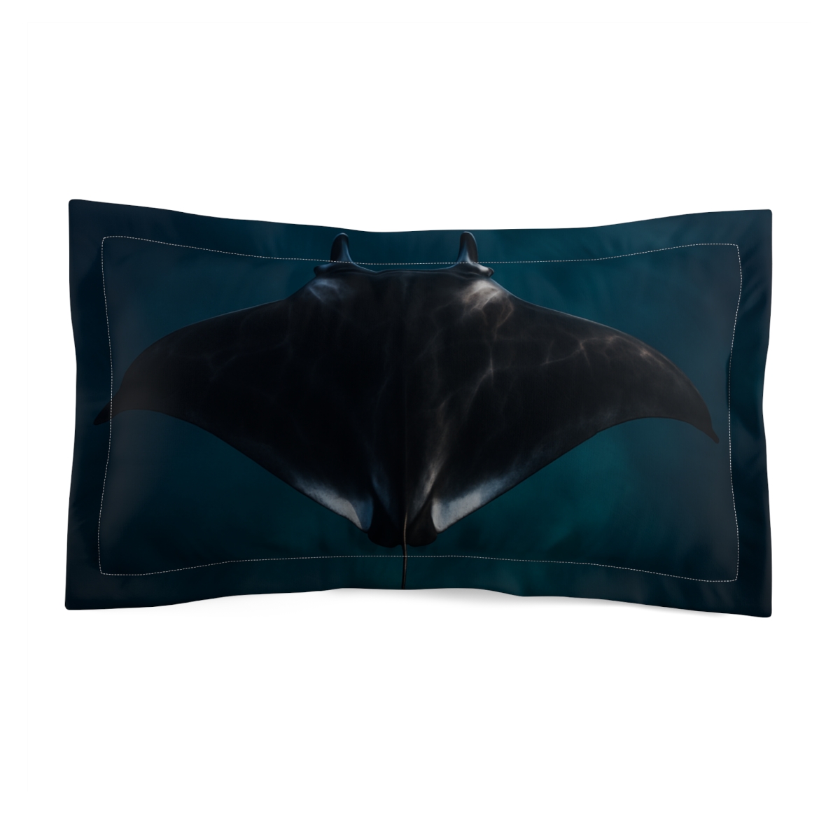 Manta Ray Celestial Glide unique shape pillows