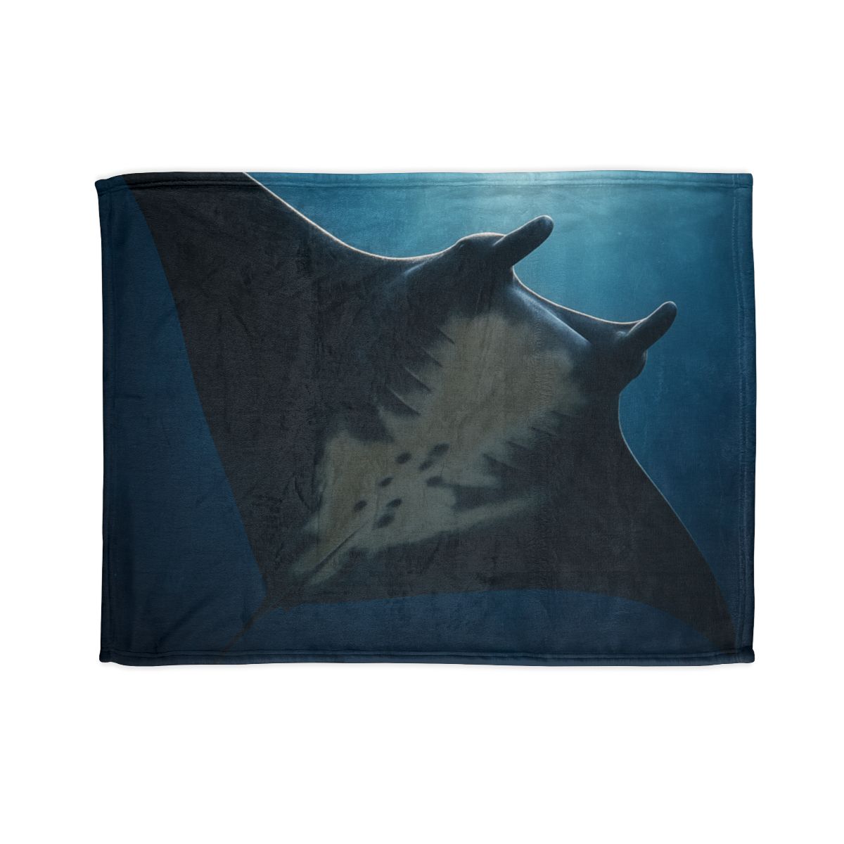 Manta Ray Moon Glide decorative home blankets