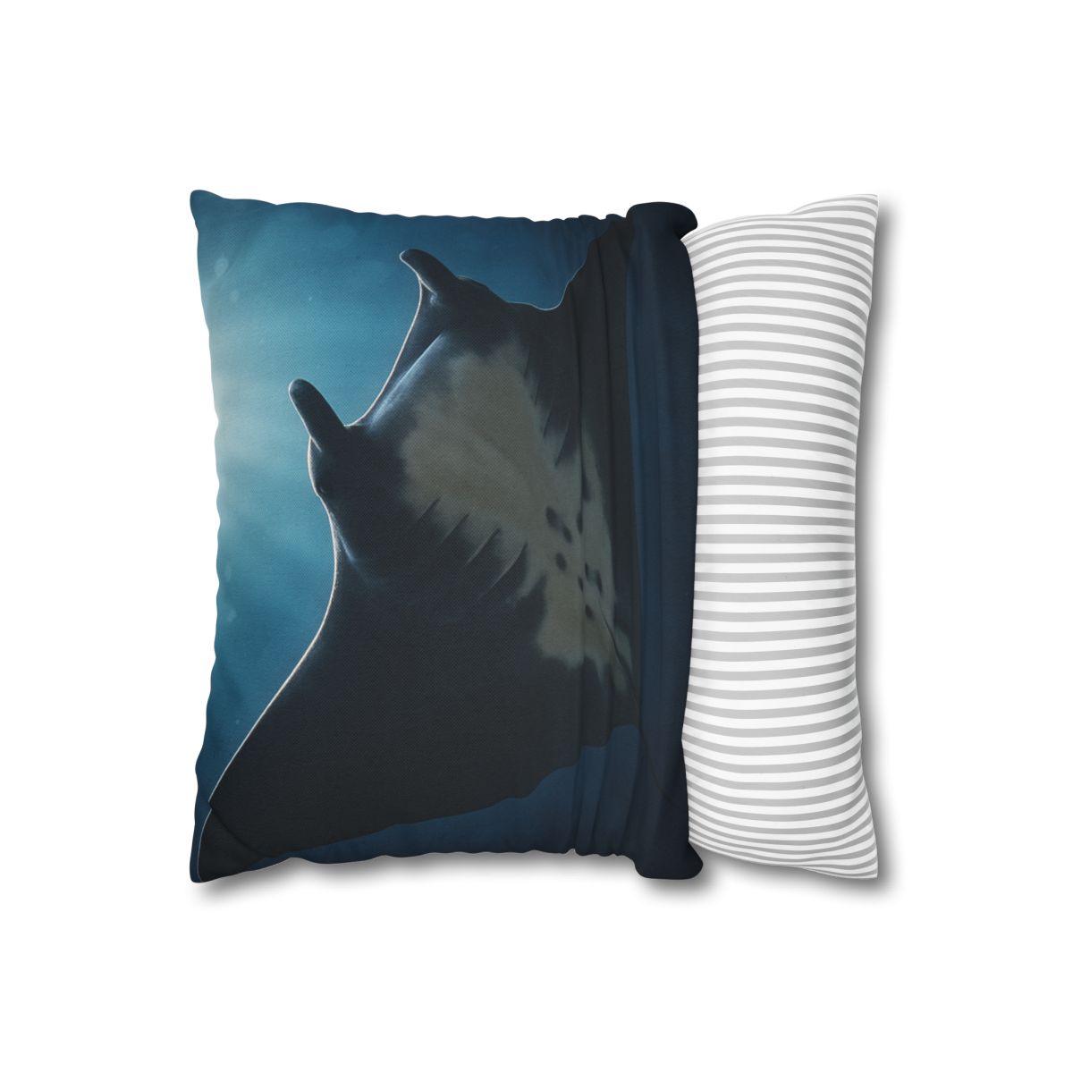 Manta Ray Moon Glide soft cotton pillow cases