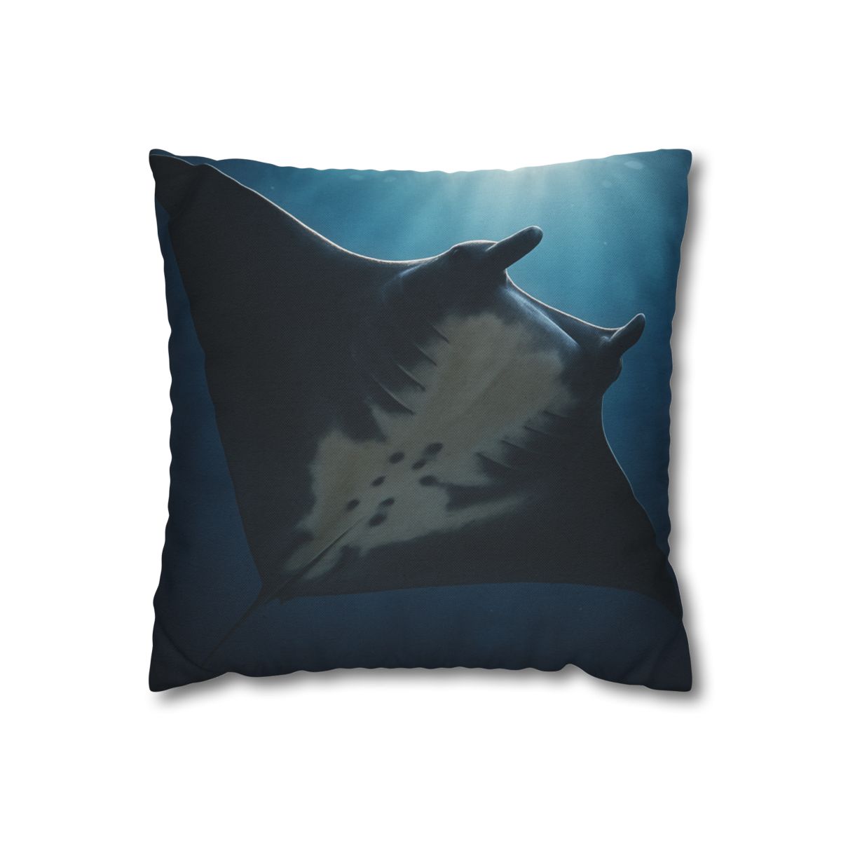 Manta Ray Moon Glide soft cotton pillow cases
