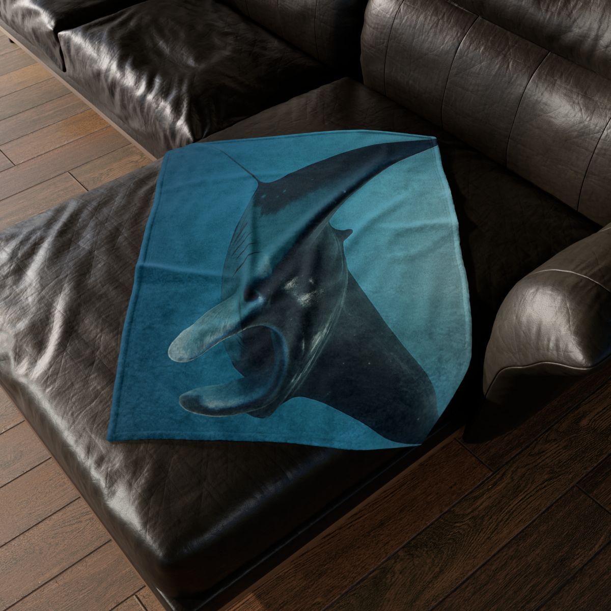 Manta Ray Silent Glide soft fleece blankets