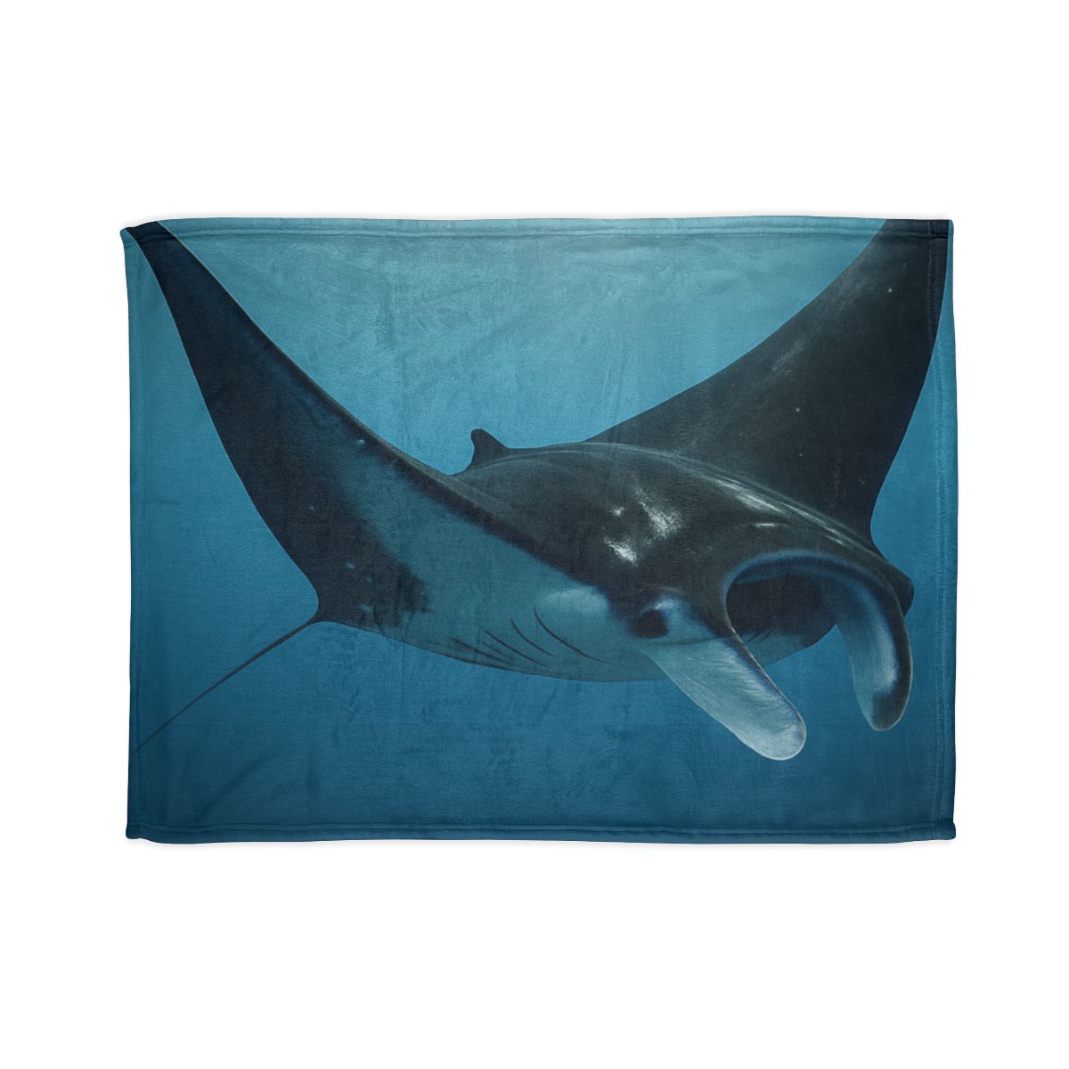 Manta Ray Silent Glide soft fleece blankets
