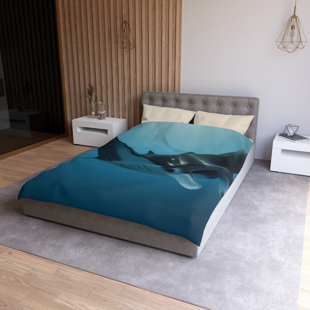 Manta Ray Silent Glide custom duvets