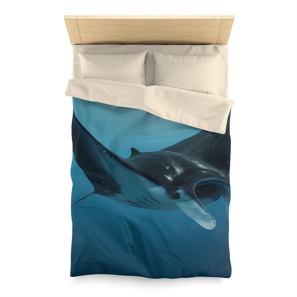 Manta Ray Silent Glide custom duvets