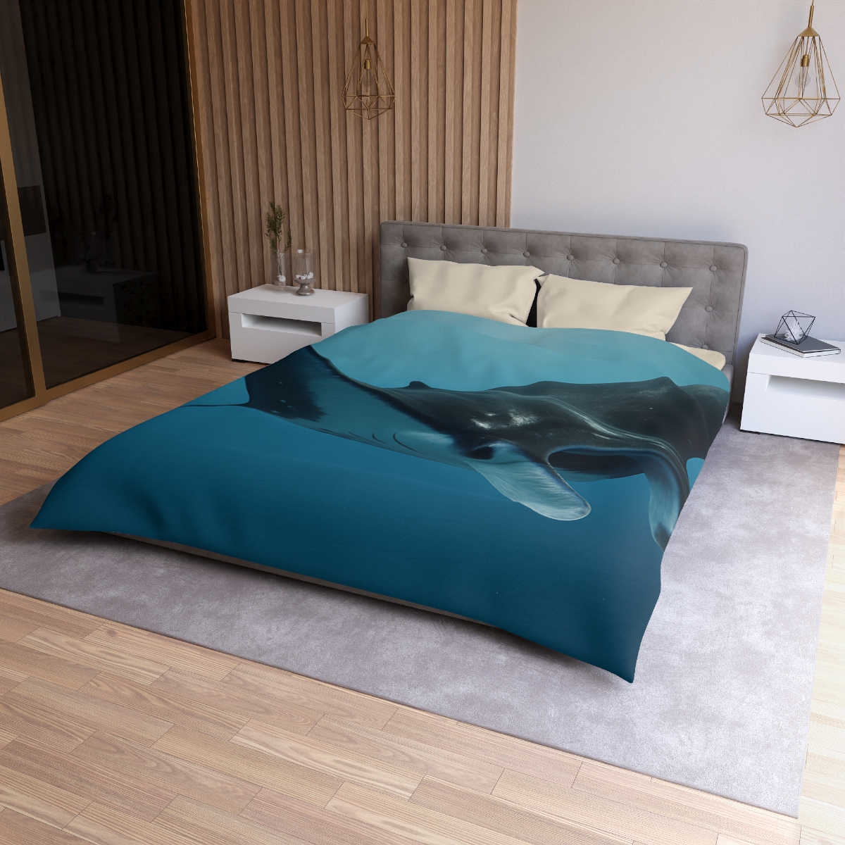 Manta Ray Silent Glide custom duvets