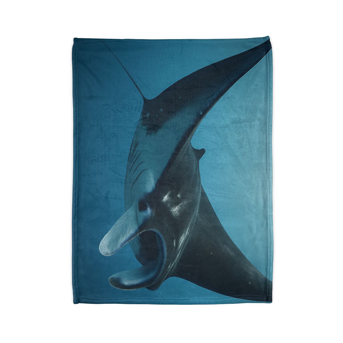 Manta Ray Silent Glide soft fleece blankets