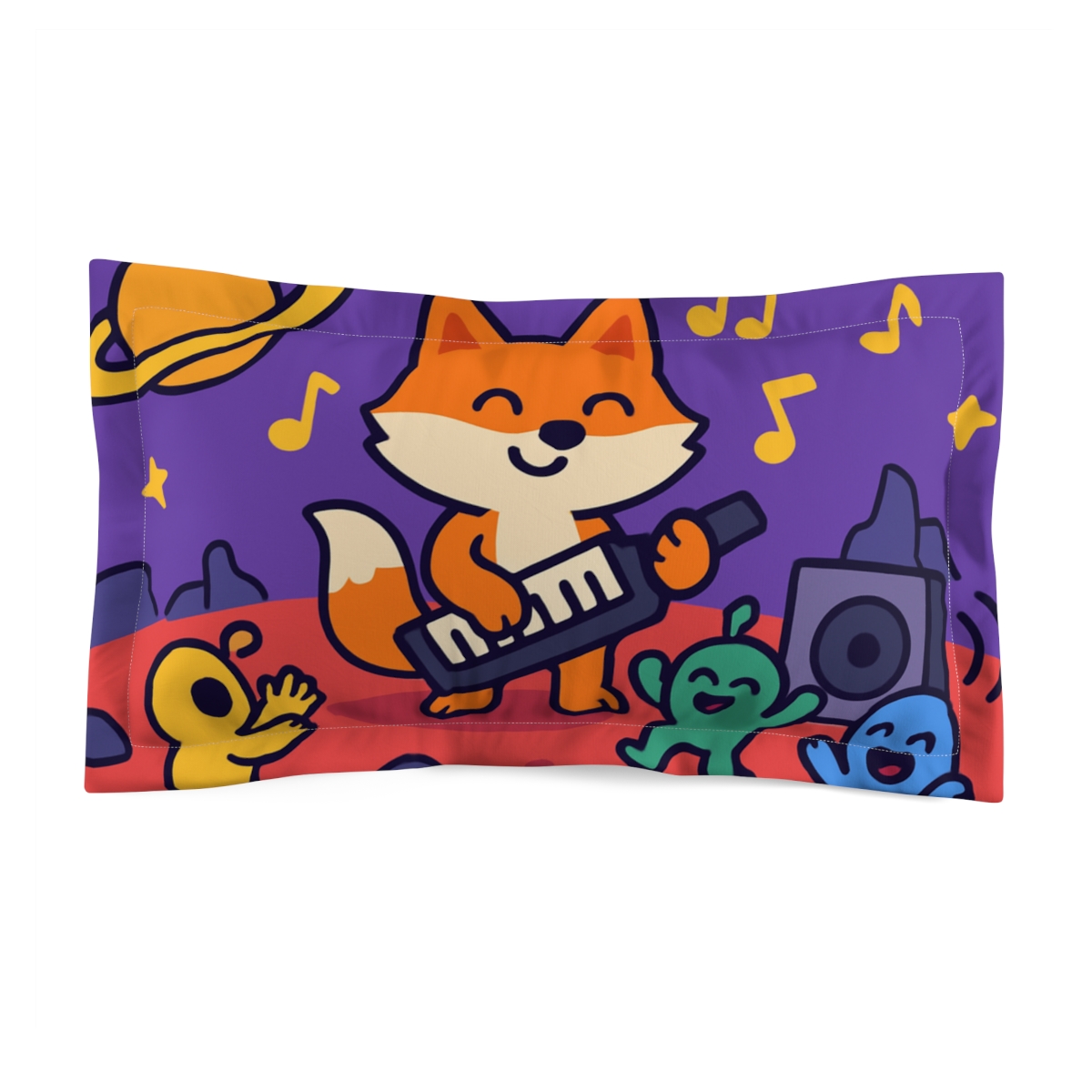 Martian Music Club Fox Band designer printed pillows