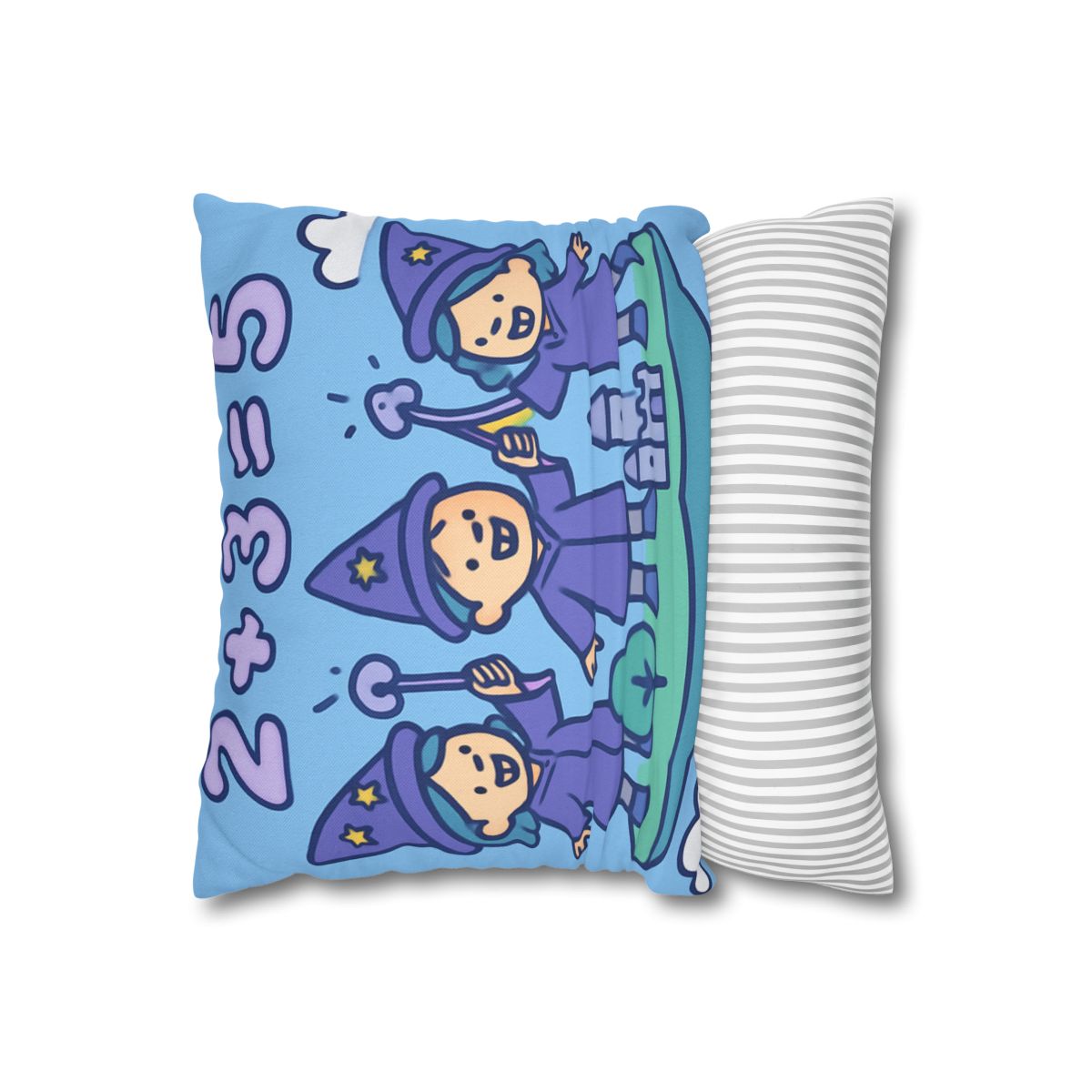 Math Wizards Floating Island comfortable bedding pillow covers