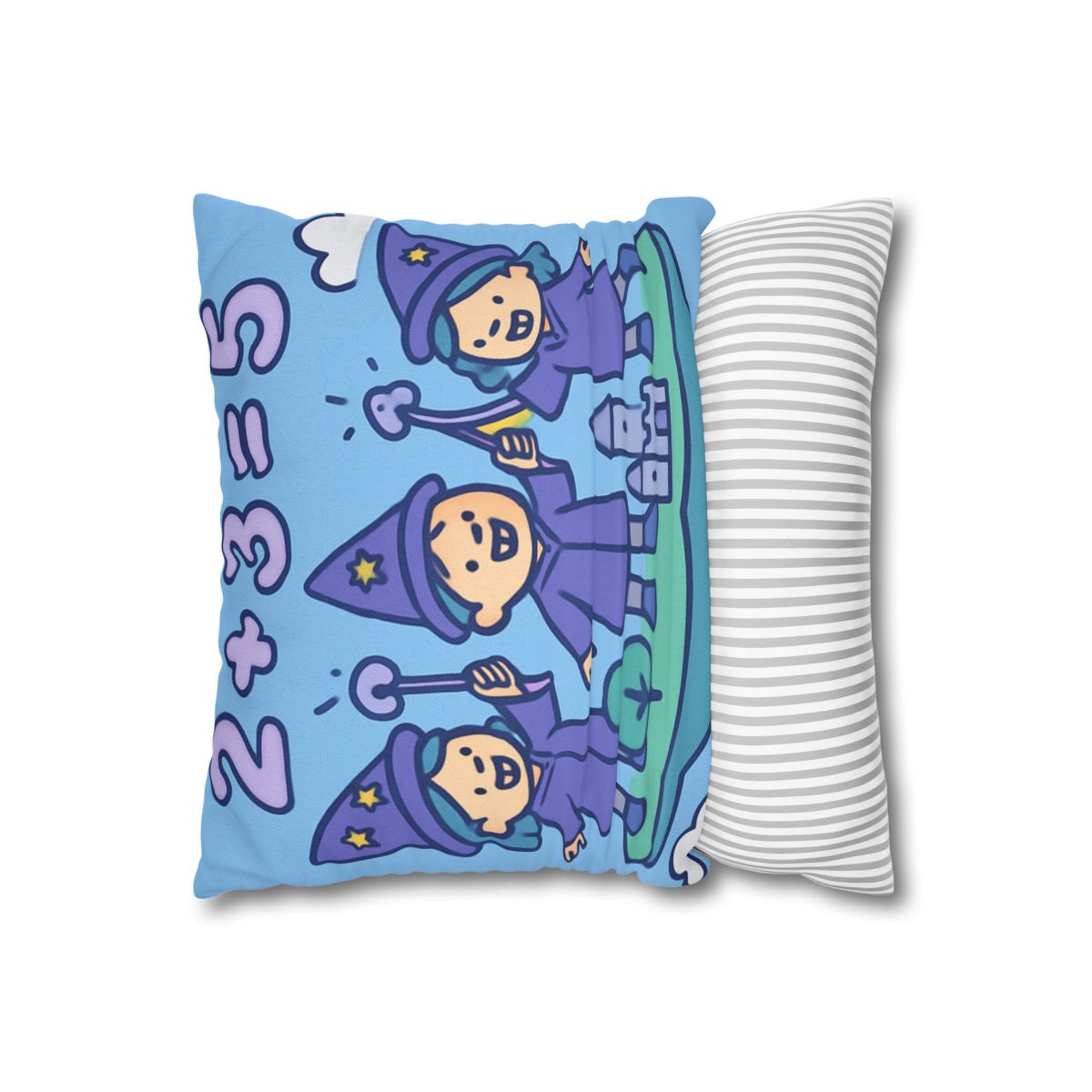 Math Wizards Floating Island comfortable bedding pillow covers