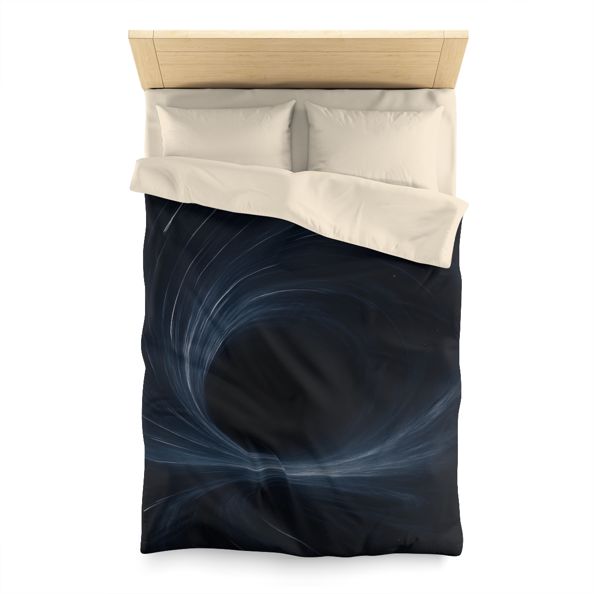 Midnight Gravity Vortex custom duvets