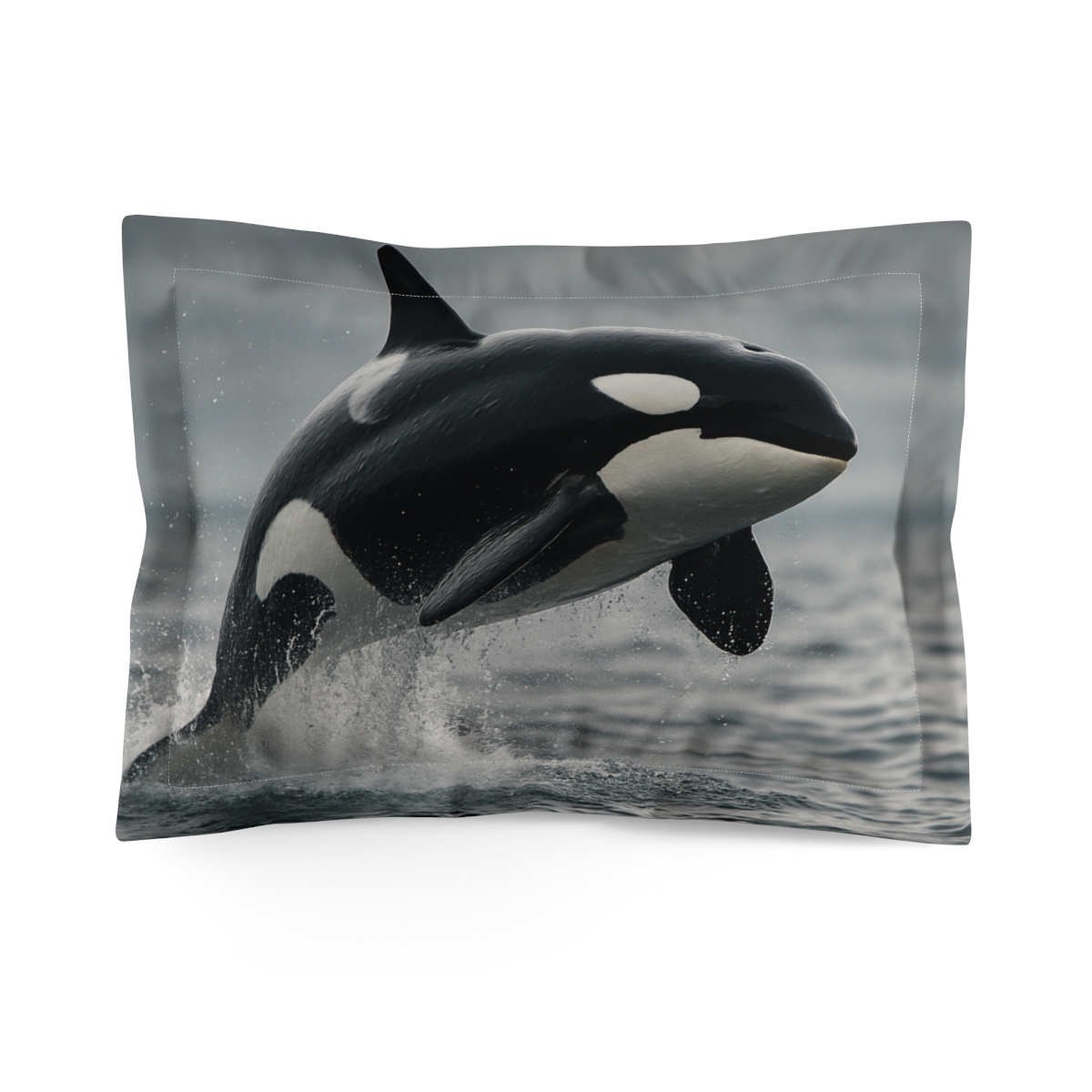 Midnight Surge Orca gift pillows for home