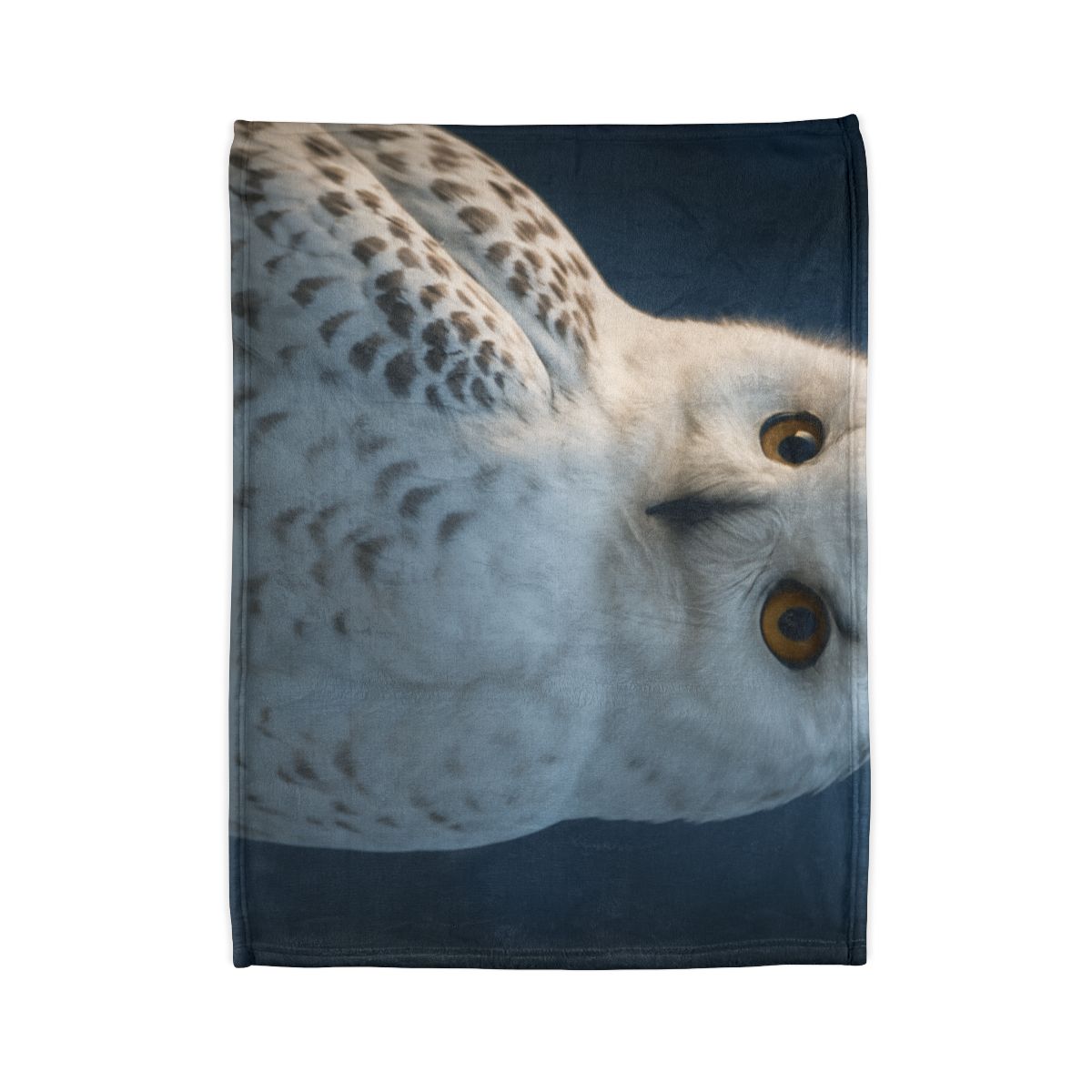 Midnight Watch Snowy Owl trendy patterned blankets