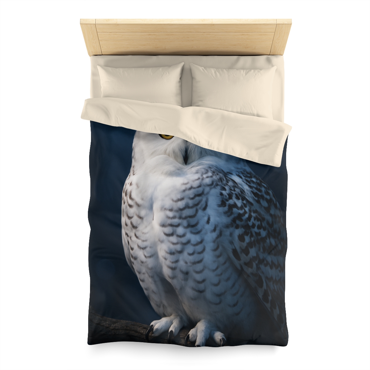 Midnight Watch Snowy Owl soft comforter duvets