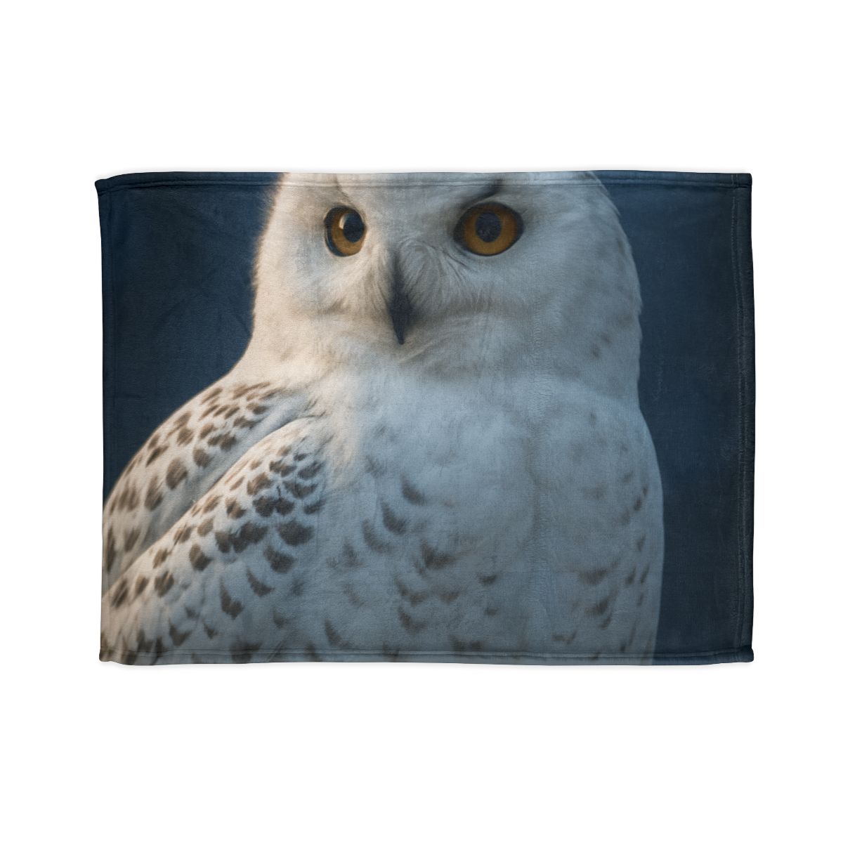 Midnight Watch Snowy Owl trendy patterned blankets