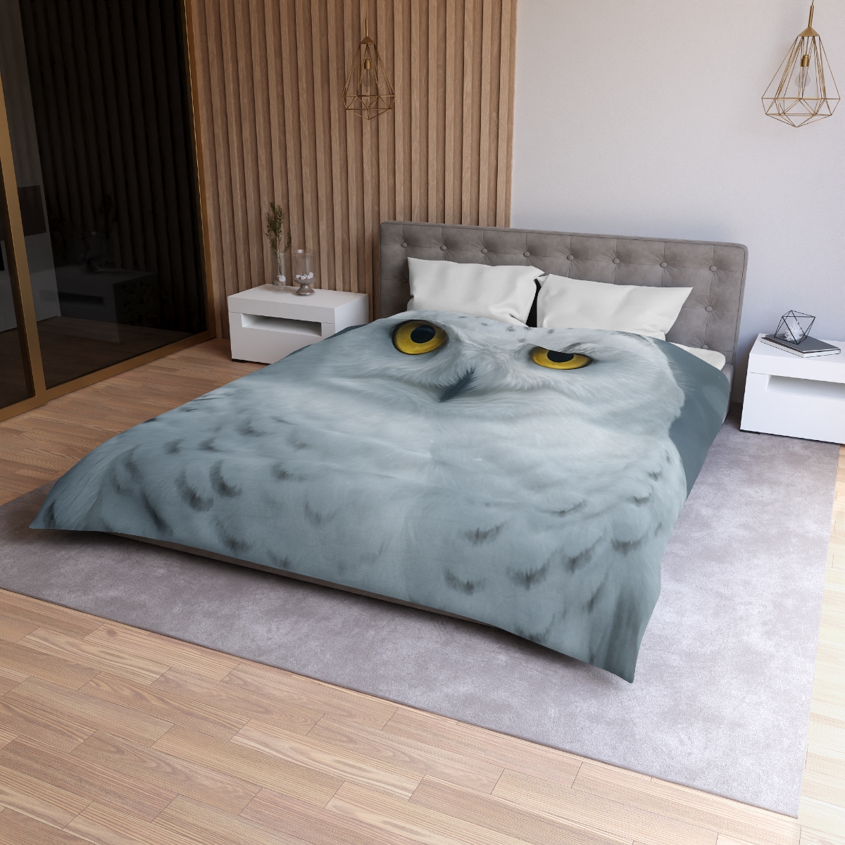 Midnight Watch Snowy Owl duvets for gifts
