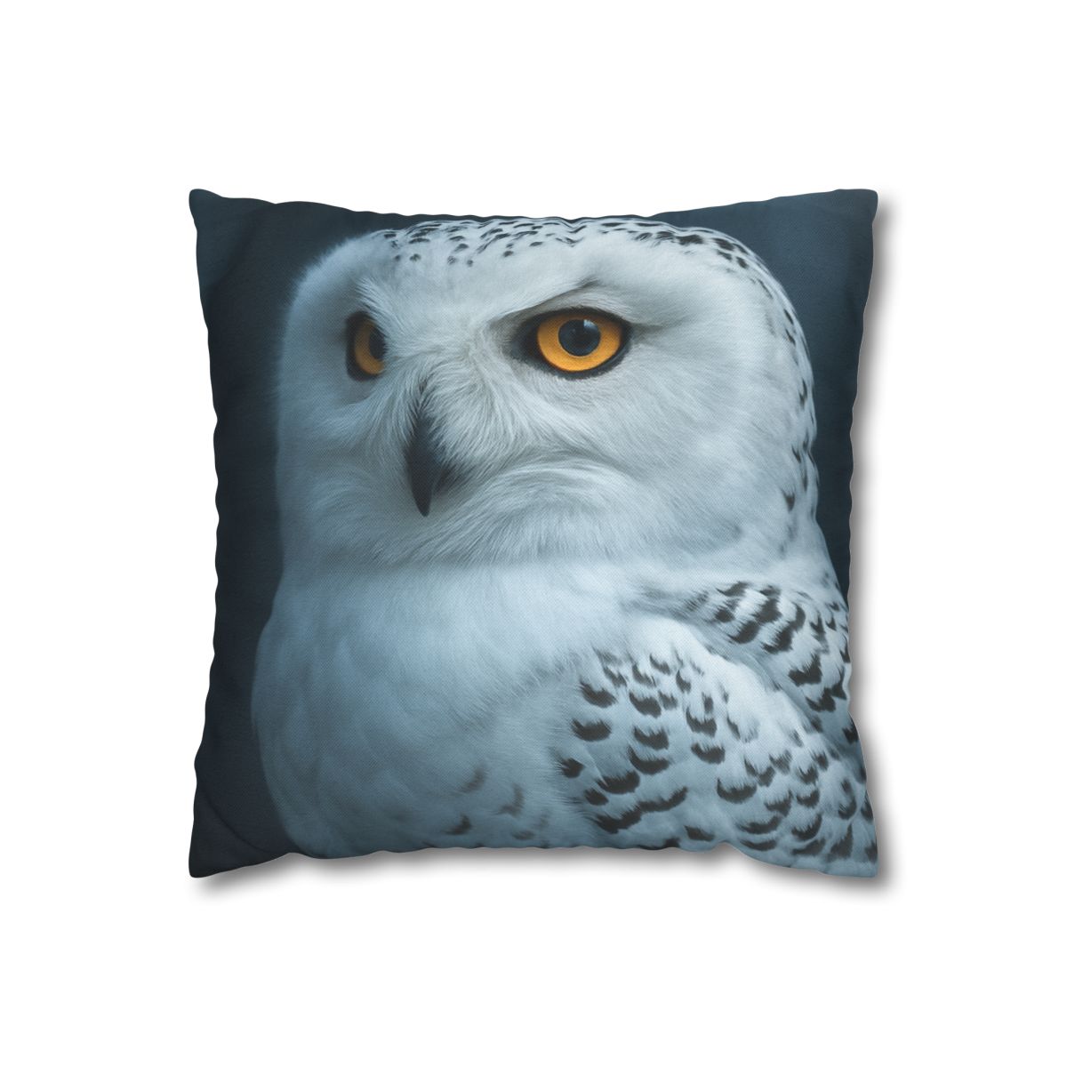 Midnight Watch Snowy Owl personalized pillow covers