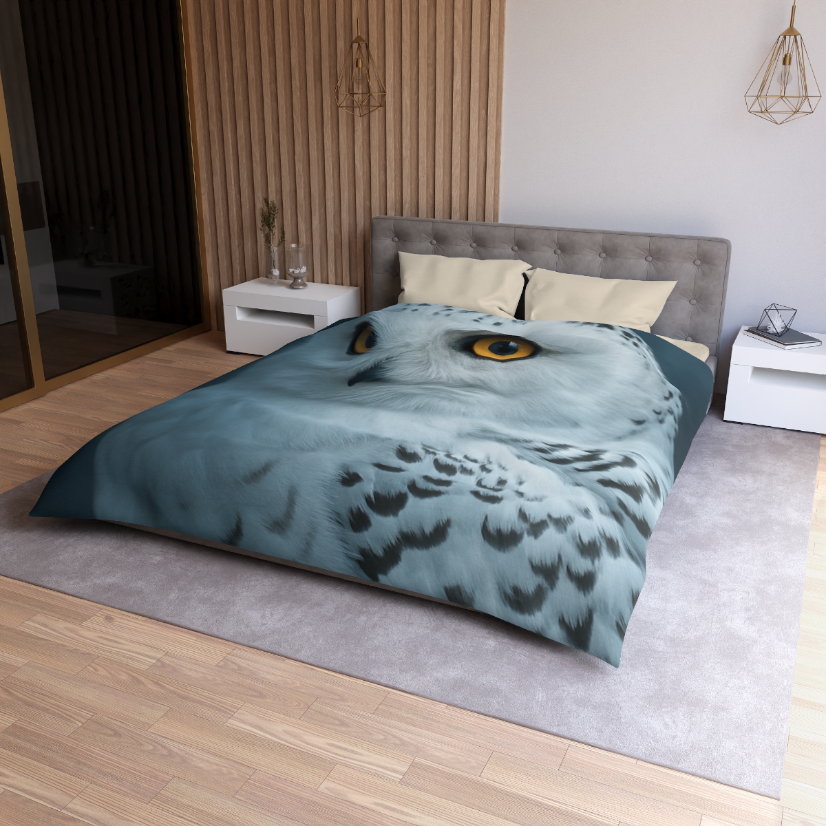 Midnight Watch Snowy Owl duvets for gifts