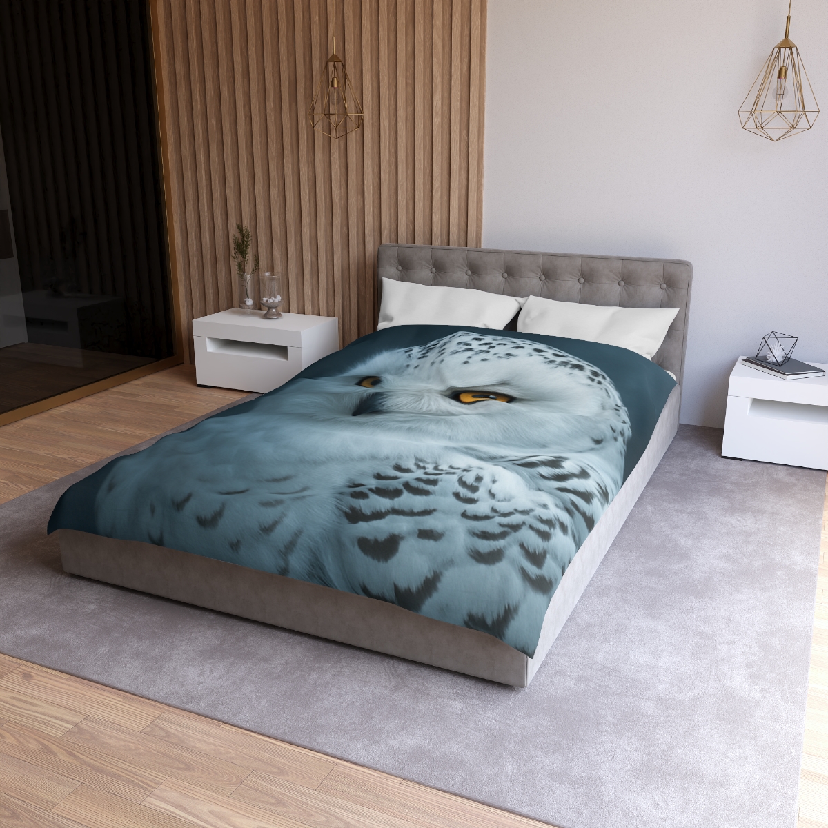 Midnight Watch Snowy Owl duvets for gifts